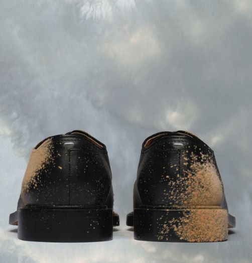 Maison Margiela o1w1db10525 Tabi Sandstorm Lace-up Shoes in Black Size US 8 / EU 41 - 2 Thumbnail