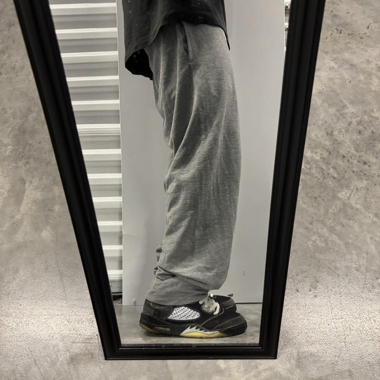 Japanese Brand × Vintage Crazy Vintage Y2K/2000s Grey Essential Sweatpants! Size US 30 / EU 46 - 2 Thumbnail