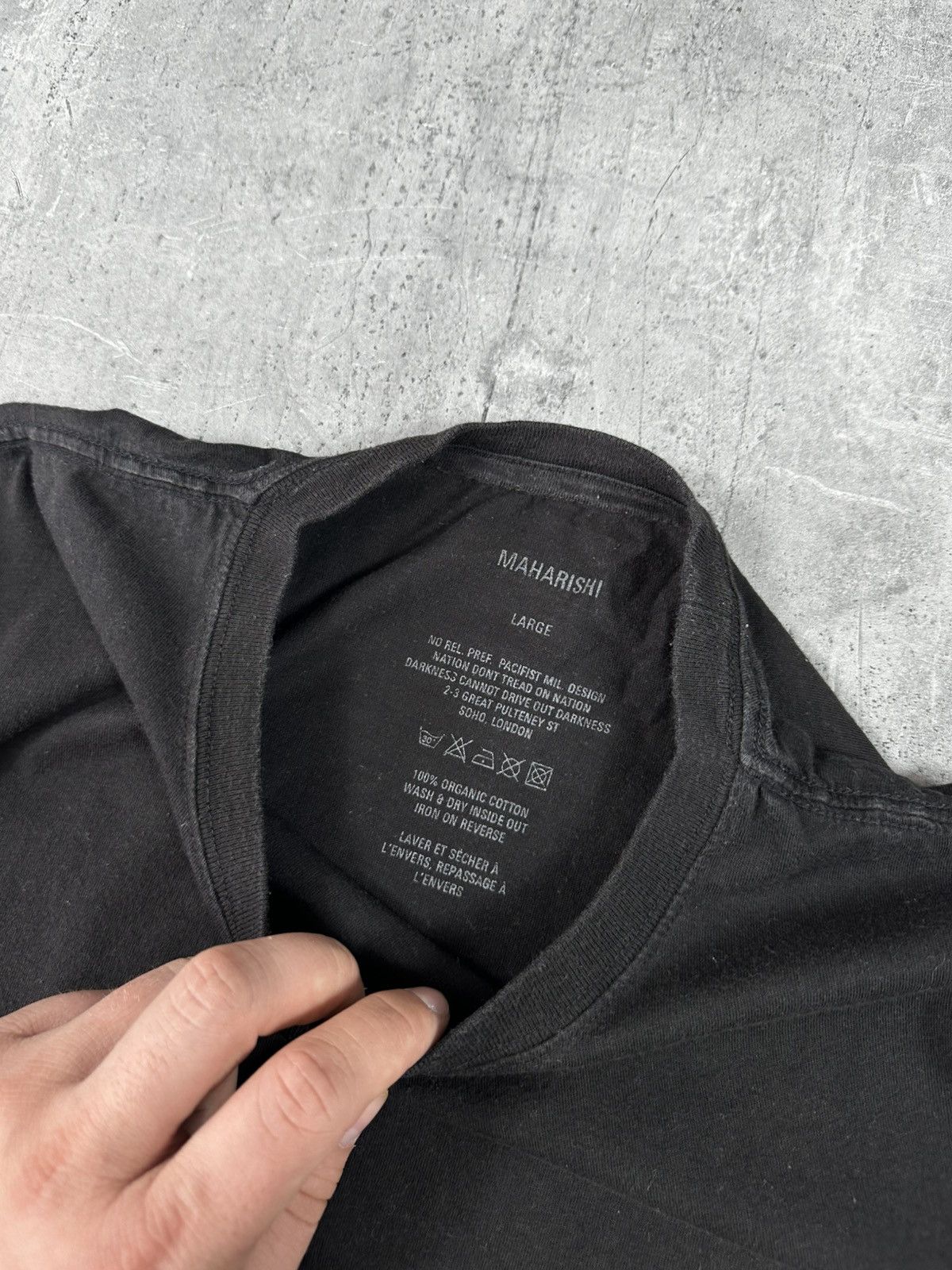 Designer × Maharishi × Vintage Maharishi Embroidered T Shirt Black Size US L / EU 52-54 / 3 - 5 Thumbnail