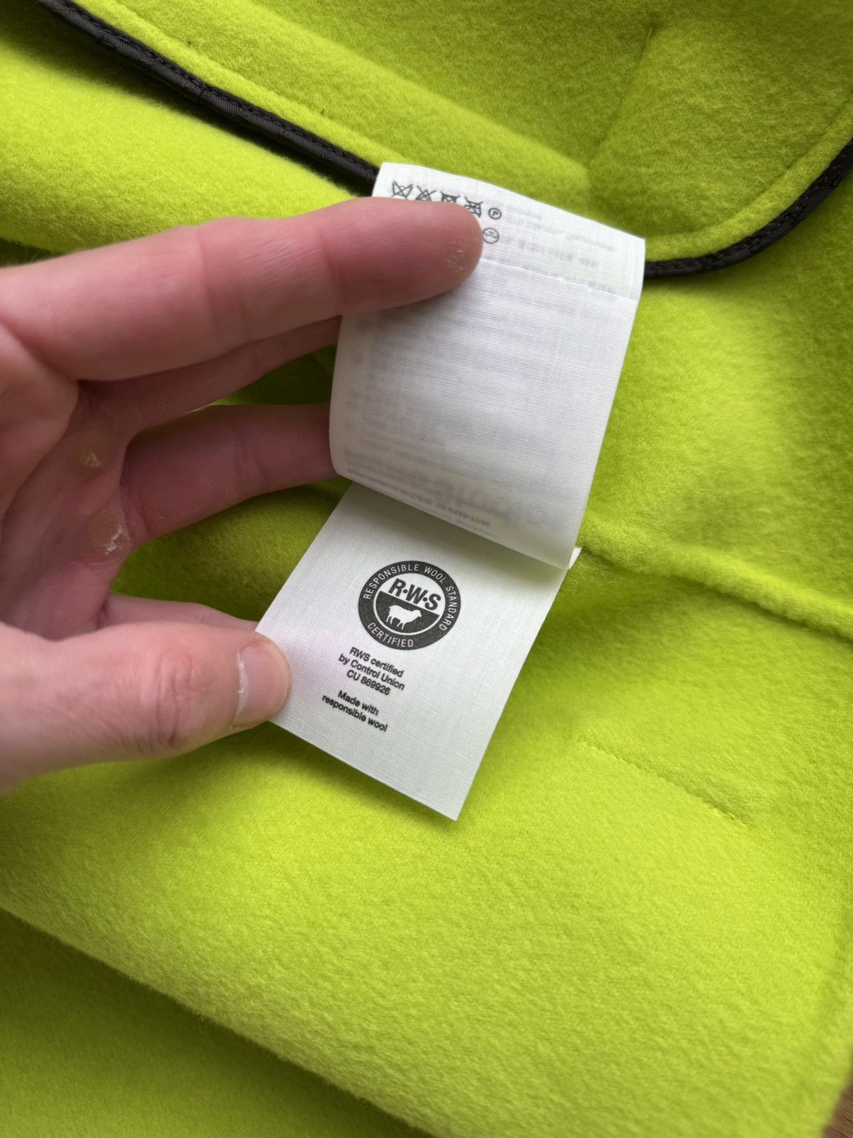 Acne Studios RARE Acne Studios Wool Jacket LIME GREEN Size 46 SS22 Size US S / EU 44-46 / 1 - 7 Thumbnail
