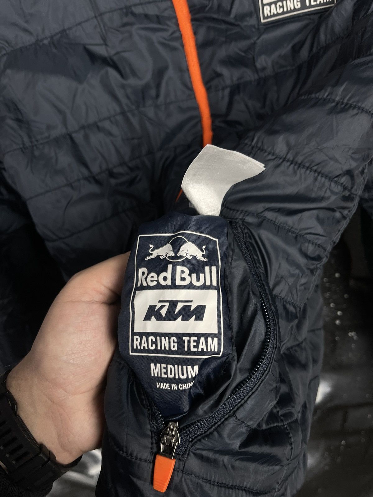 Red Bull × Vintage Red Bull KTM Racing Team Reversible Puffer Jacket Size M Size M / US 6-8 / IT 42-44 - 15 Thumbnail