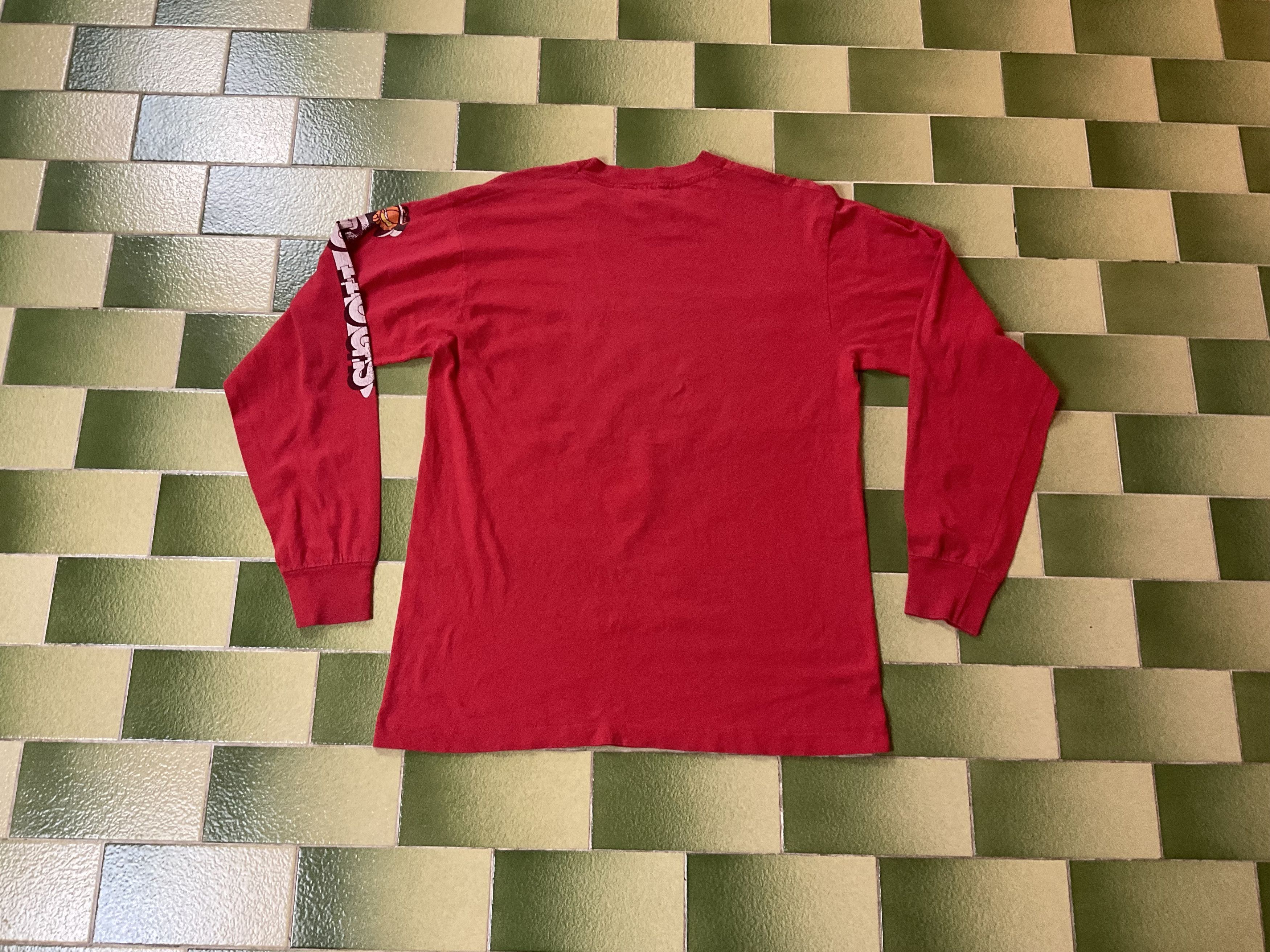 NCAA Vintage 90s Garfield Arkansas Razorbacks Football T-Shirt Size US L / EU 52-54 / 3 - 3 Thumbnail