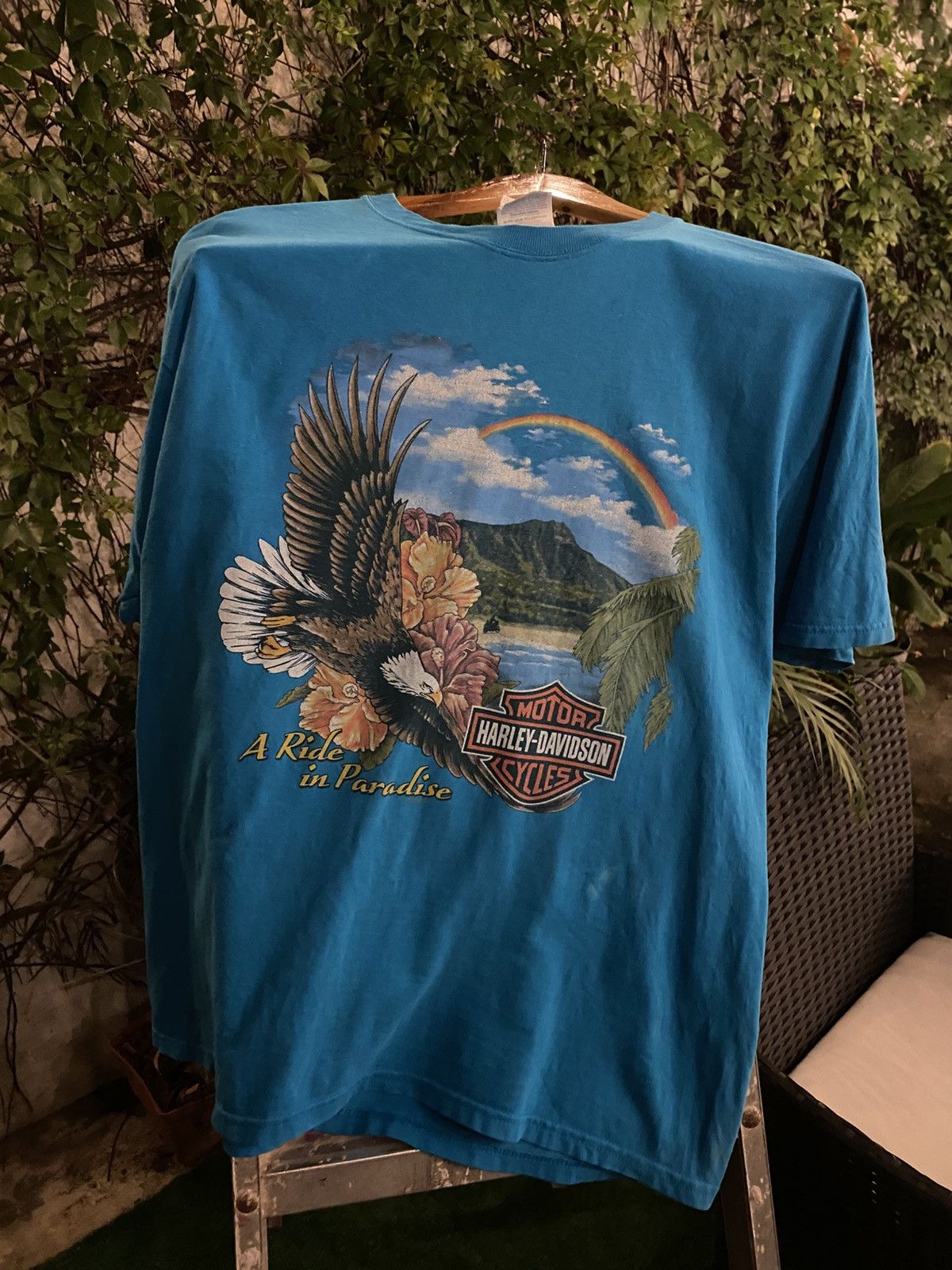 Harley Davidson vtg Harley Davidson Honolulu, Hawaii T shirt Size US L / EU 52-54 / 3 - 2 Thumbnail