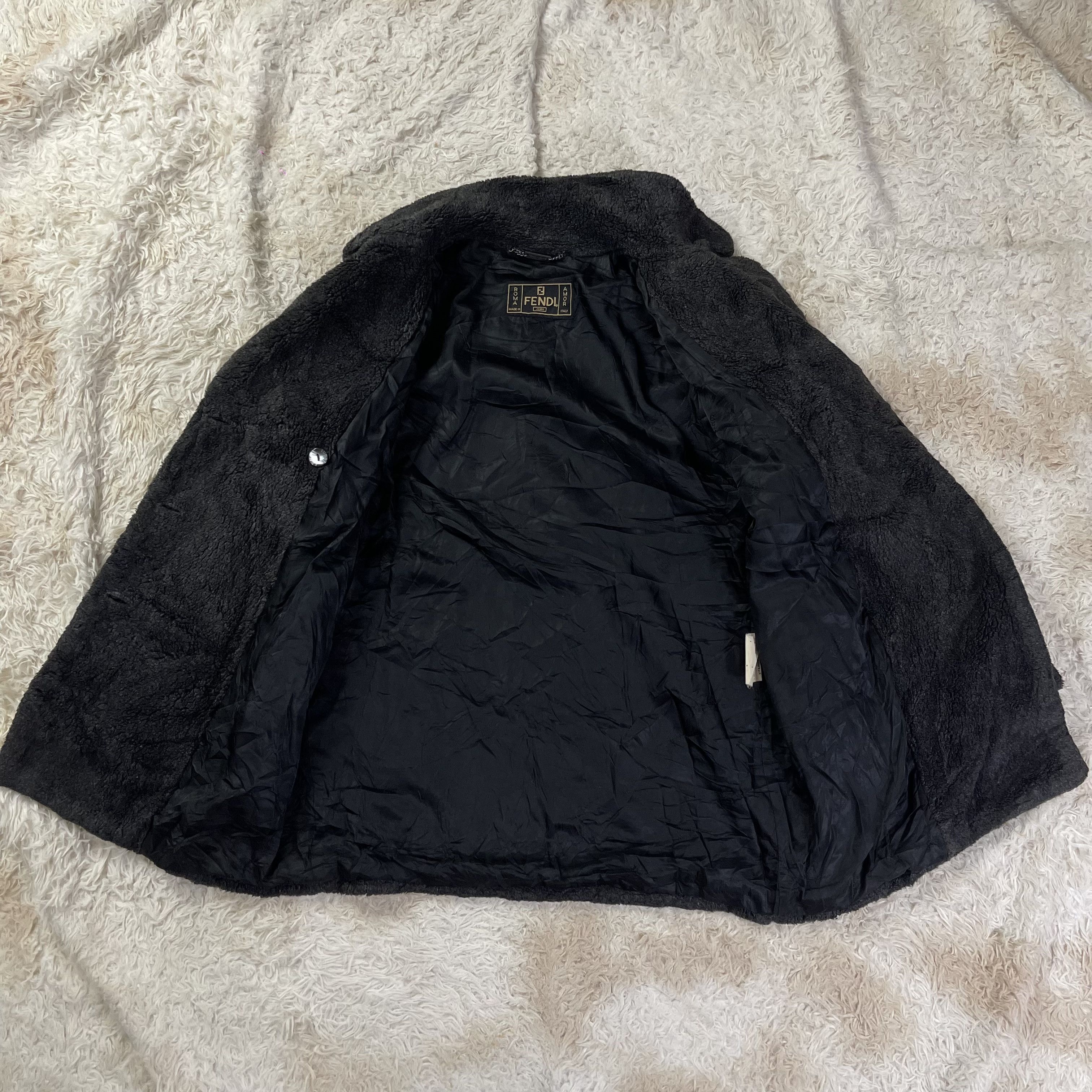 Fendi FENDI - Vintage - Fleece Furr Jacket Size US L / EU 52-54 / 3 - 8 Thumbnail