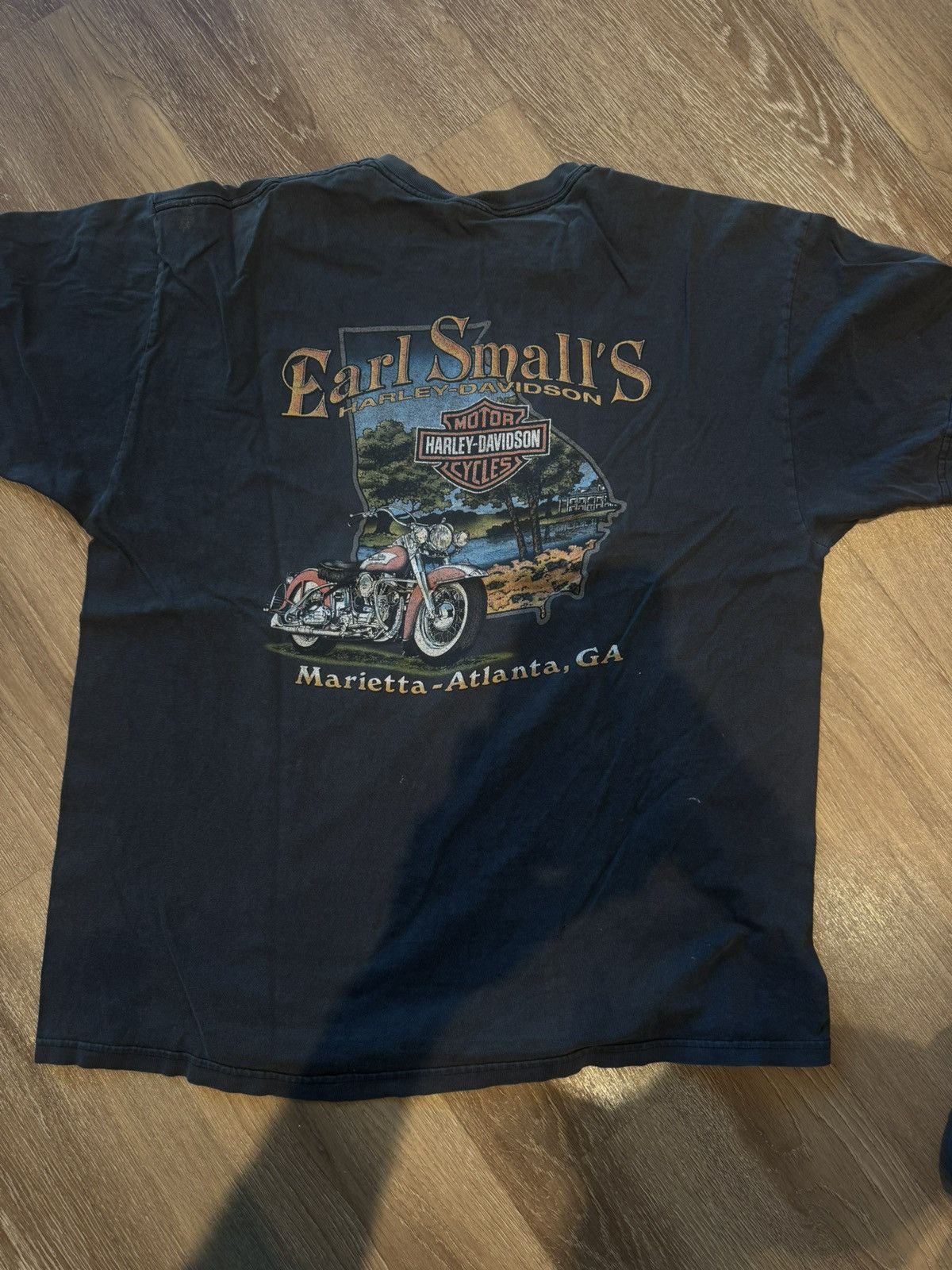 Harley Davidson Vintage Harley Davidson Tee Size US L / EU 52-54 / 3 - 3 Thumbnail