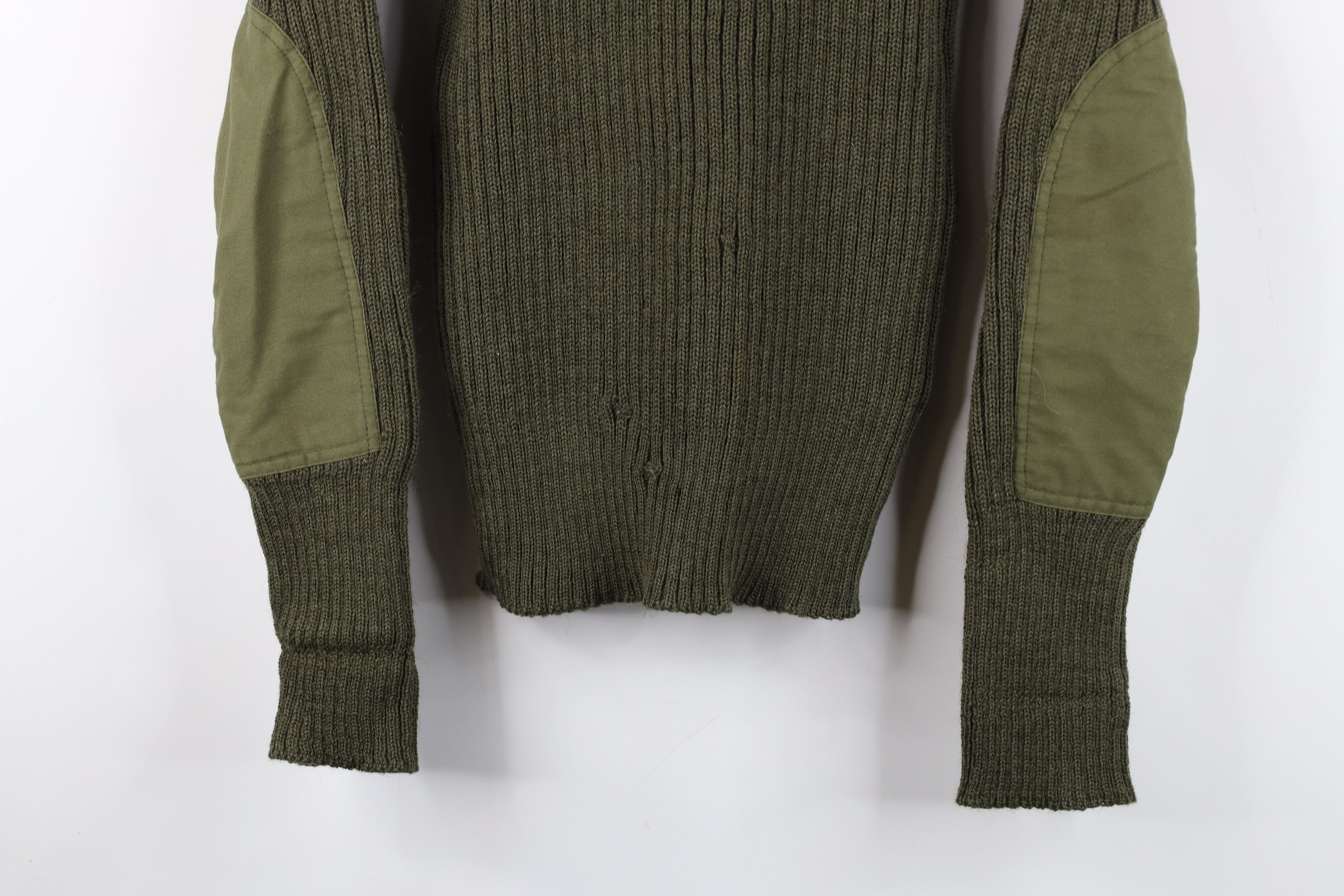 L.L. Bean × Vintage Vintage 70s LL Bean Wool Commando Military Sweater Green Size US M / EU 48-50 / 2 - 3 Thumbnail