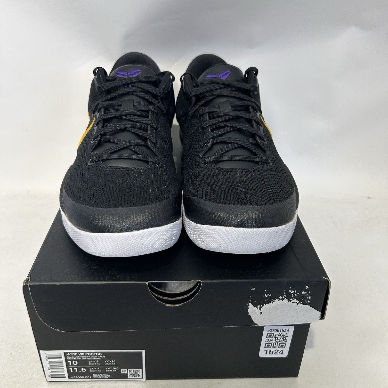 Nike Nike Kobe VIII 8 Protro “Lakers Away/Black Purple” Size US 10 / EU 43 - 2 Thumbnail