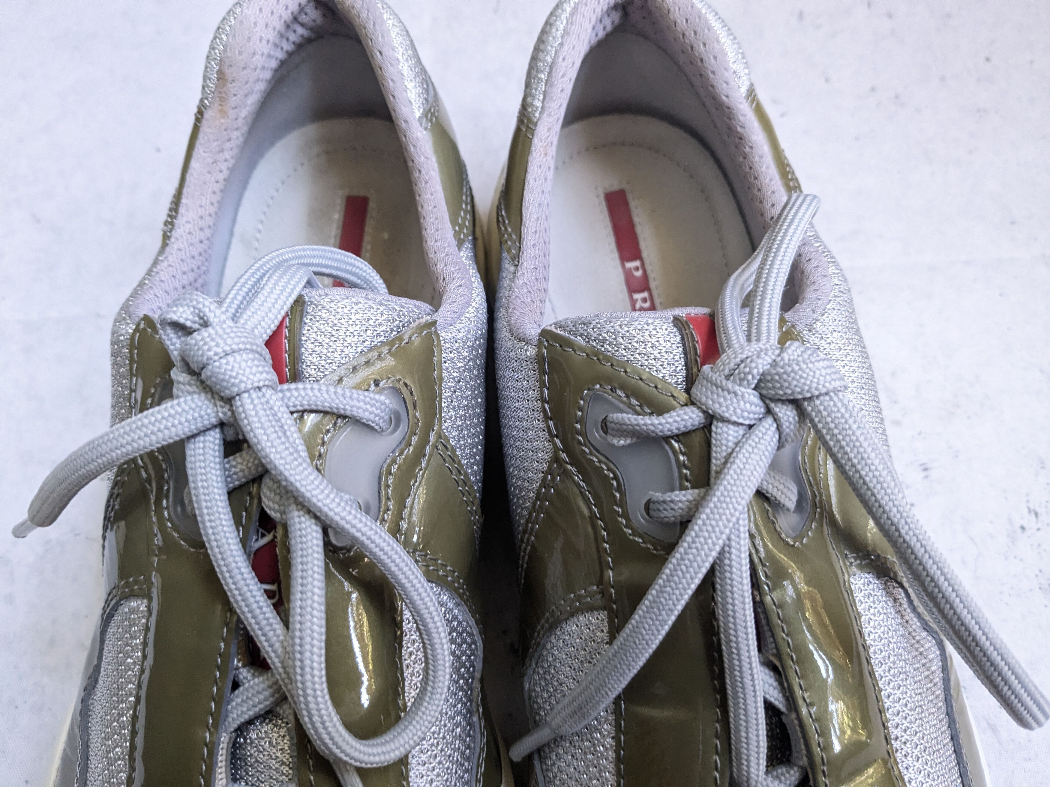Prada Prada America's Cup Green Patent Leather 11 Low Tops Size US 11 / EU 44 - 3 Thumbnail