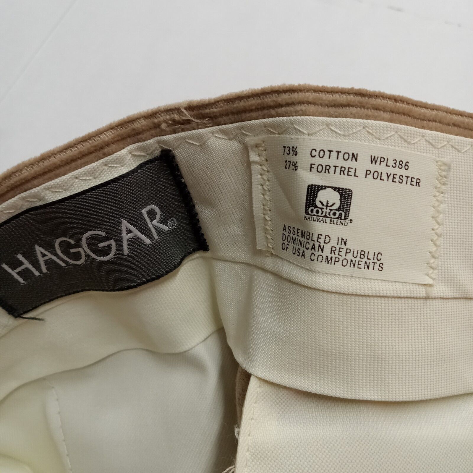 Haggar Vintage Haggar Corduroy Pants Men’s 34x32 Beige Trousers Size US 34 / EU 50 - 4 Thumbnail