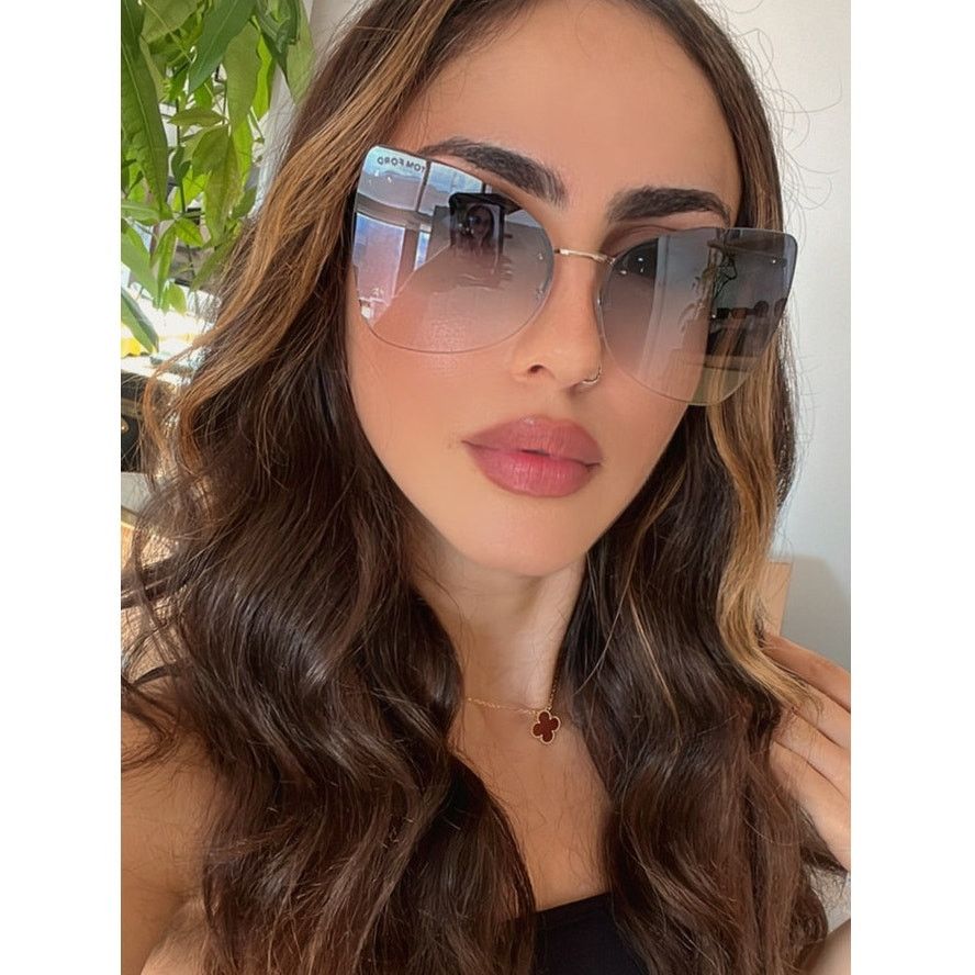 NEW Tom Ford Presley FT0716 Sunglasses Blue Anti Reflective  display picture 2