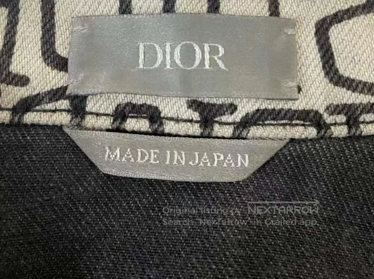 Dior Dior Logo Print Denim Jacket. Size US M / EU 48-50 / 2 - 4 Thumbnail