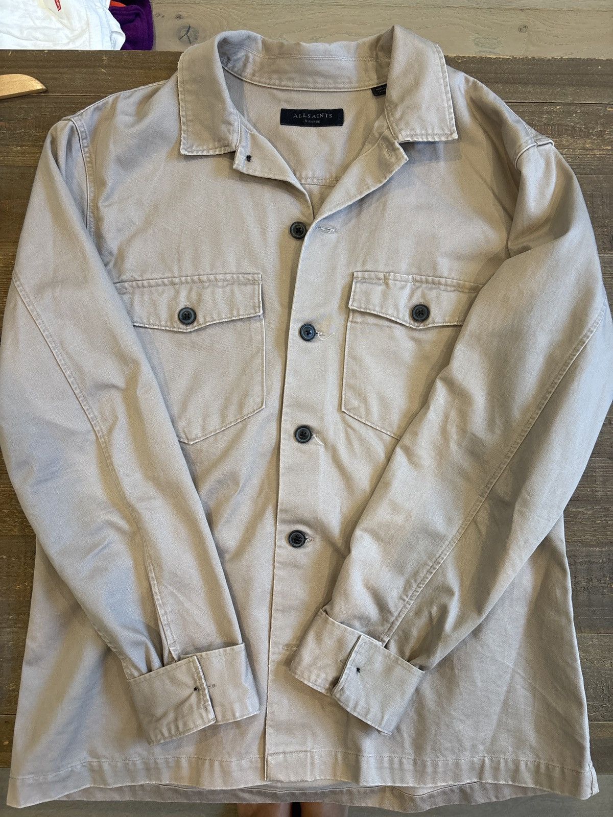 Allsaints AllSaints Longe Sleeve Button Up Size US XL / EU 56 / 4 - 2 Thumbnail