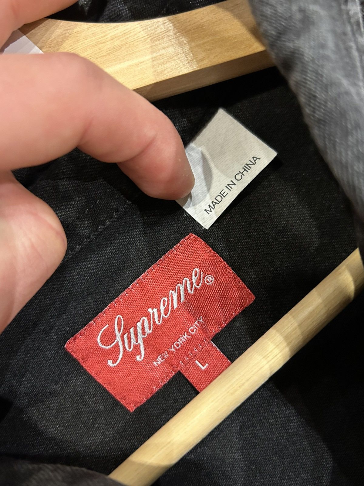 Supreme Supreme Denim Work Jacket Size US L / EU 52-54 / 3 - 3 Thumbnail