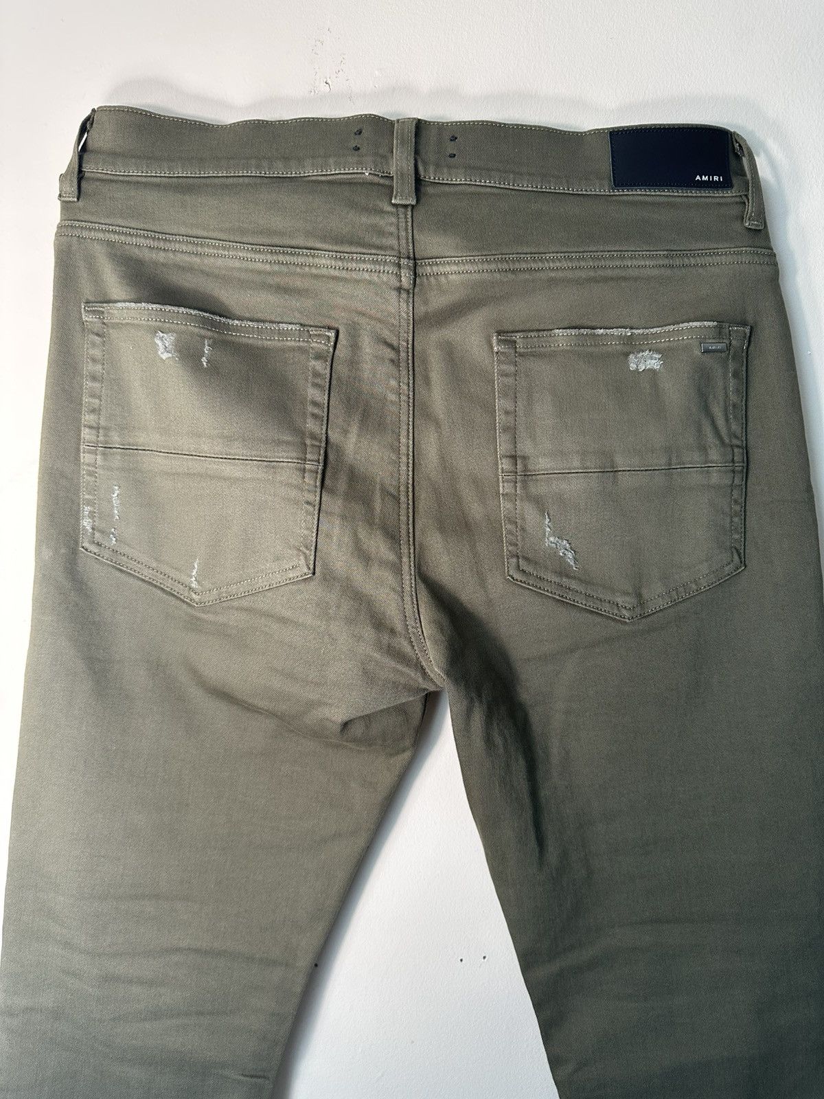 Amiri Amiri Bandana Thrasher Olive Green Jeans Size US 34 / EU 50 - 9 Thumbnail