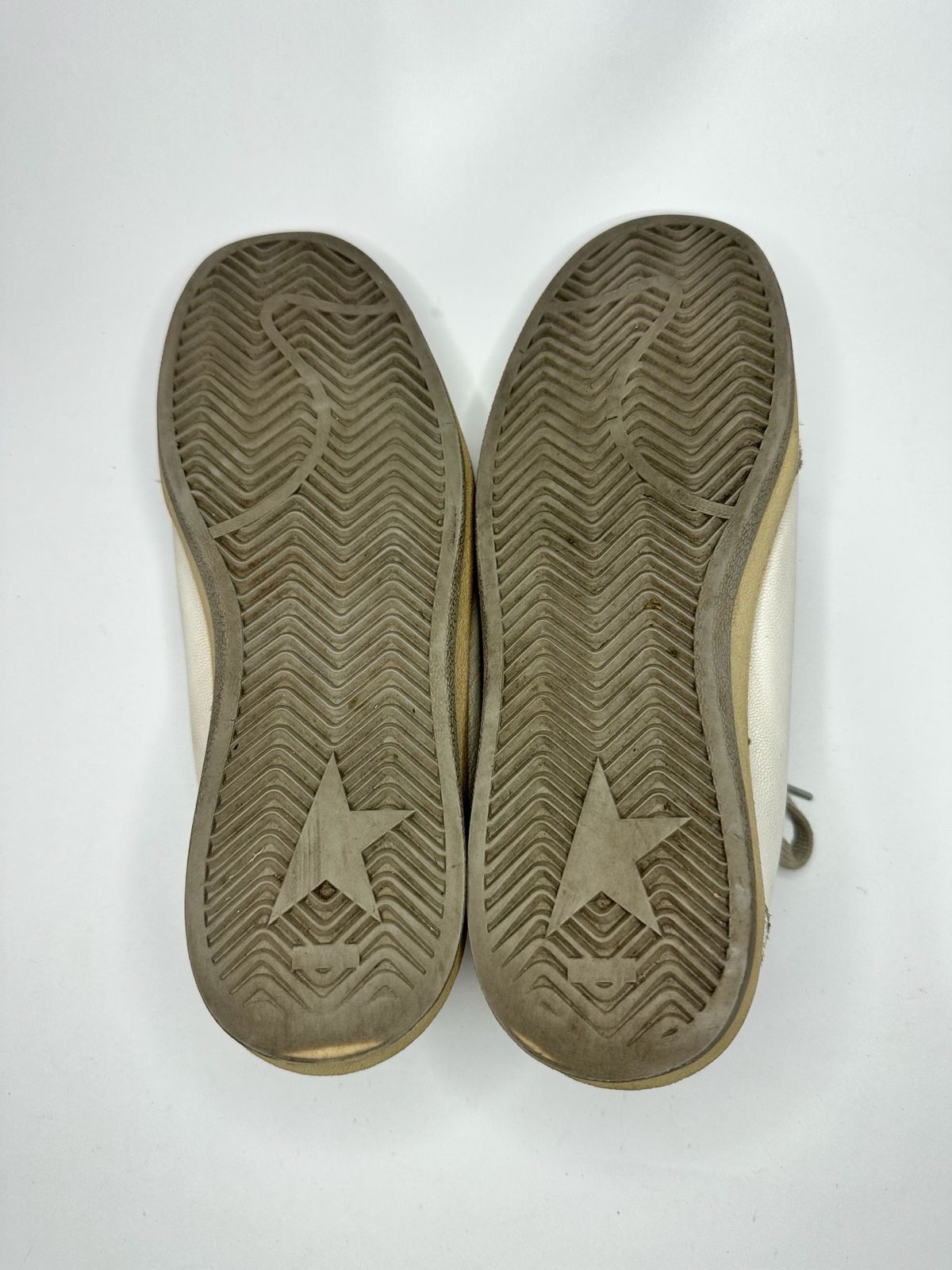Golden Goose Golden Goose Ballstar glittered leather sneakers EU39 Size US 9 / IT 39 - 6 Thumbnail