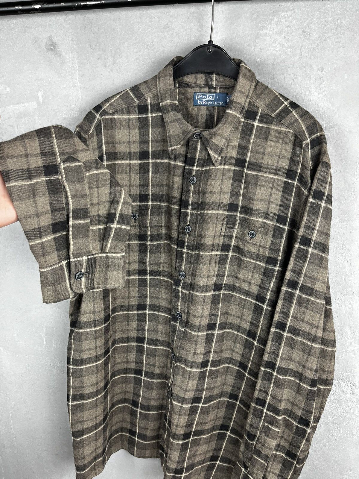 Polo Ralph Lauren × Ralph Lauren × Vintage Polo Ralph Lauren flannel shirt vintage Size US XL / EU 56 / 4 - 6 Thumbnail