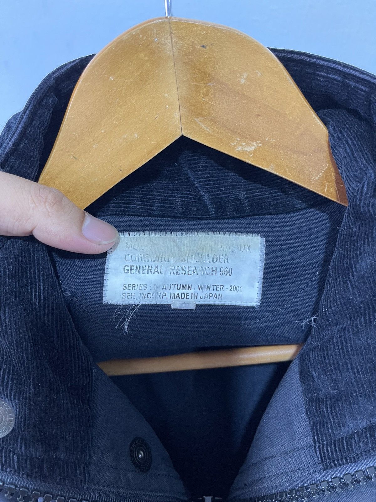General Research AW2001 General Research Corduroy Shoulder Jacket Size US M / EU 48-50 / 2 - 18 Thumbnail