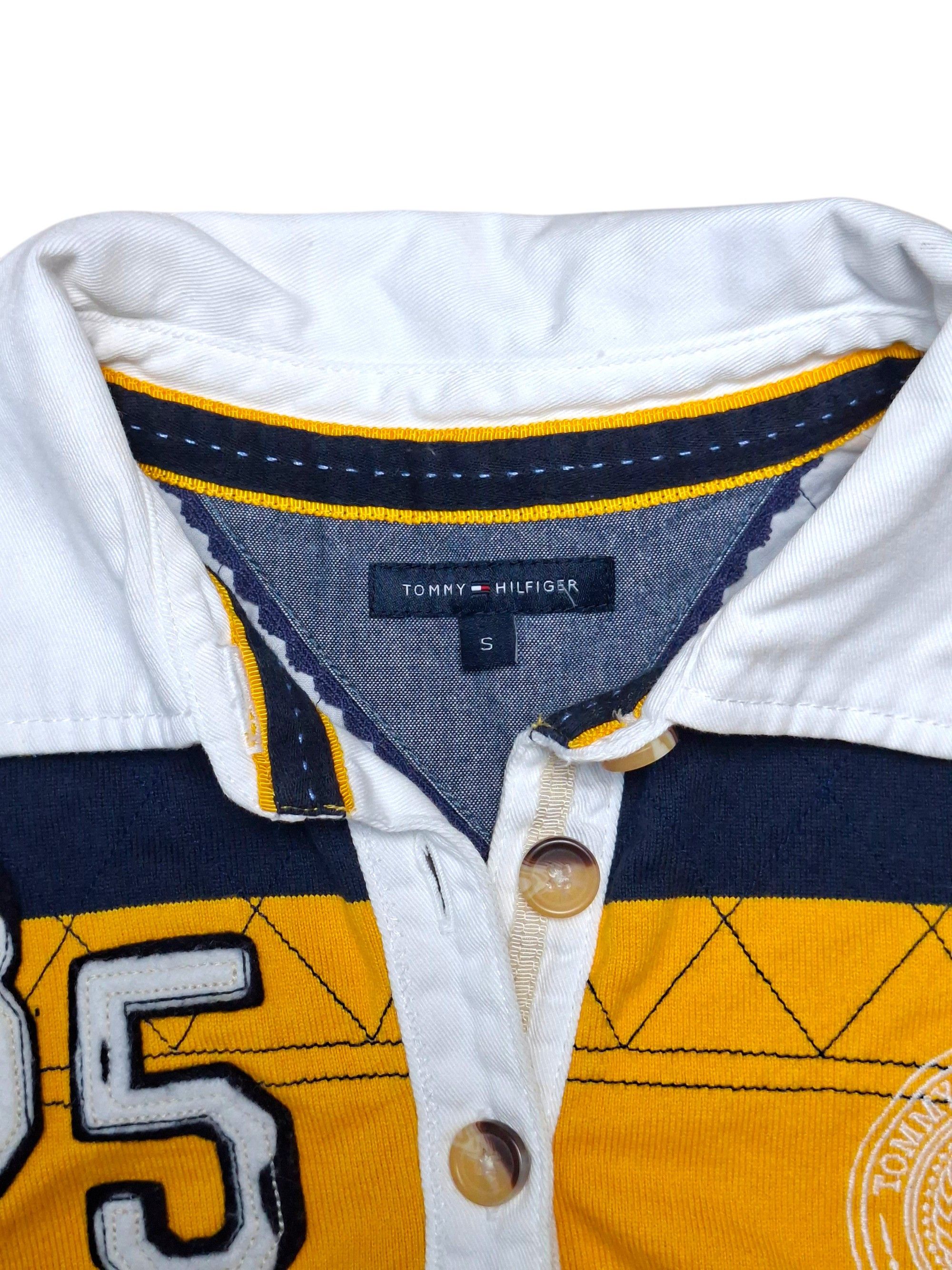 Tommy Hilfiger Vintage Tommy Hilfiger Rugby Mini Dress Navy&Yellow Striped Size S / US 4 / IT 40 - 3 Thumbnail