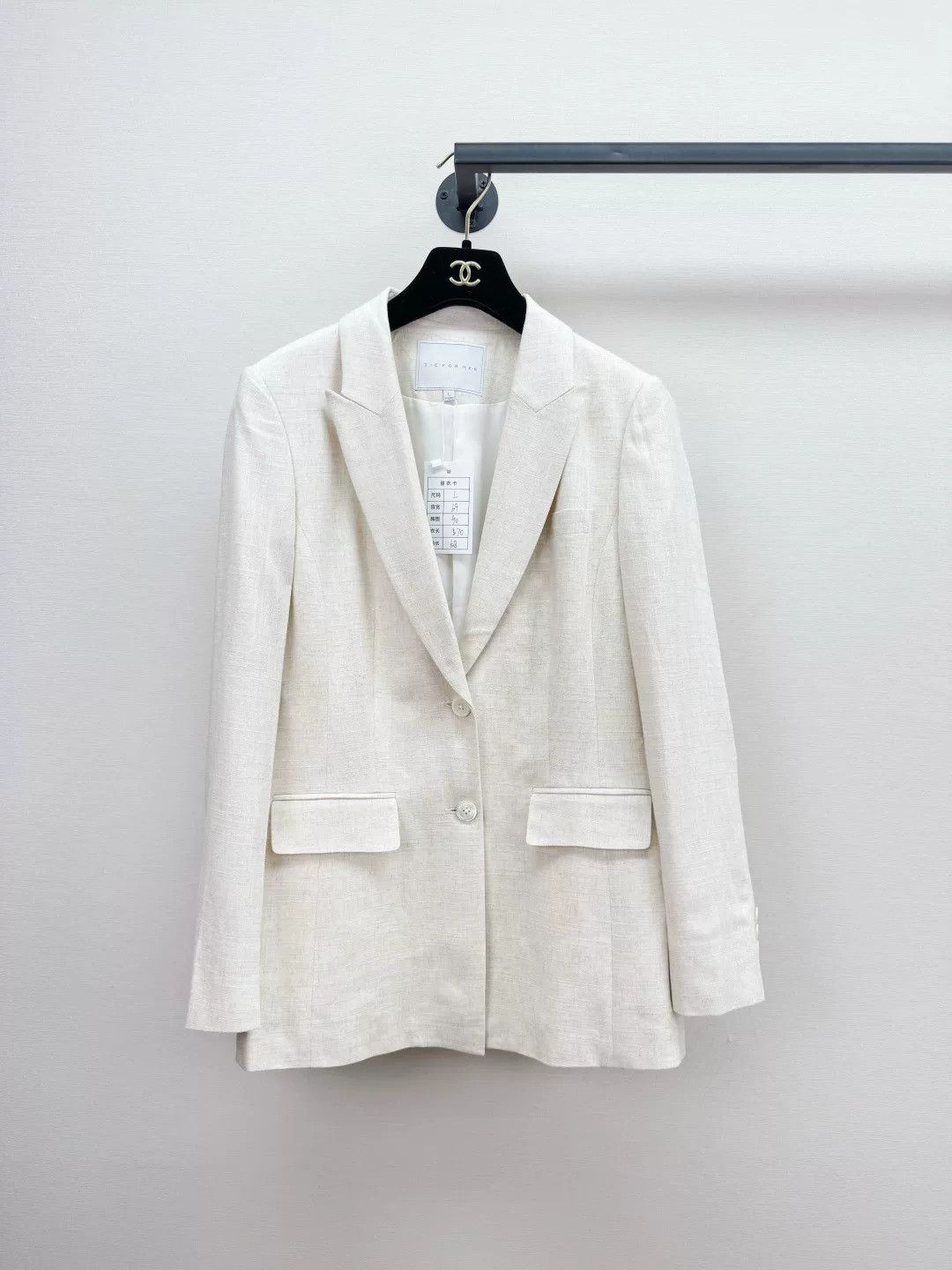 Tibi Women's Tie Detail Suit Jacket Size L / US 10 / IT 46 - 1 Thumbnail
