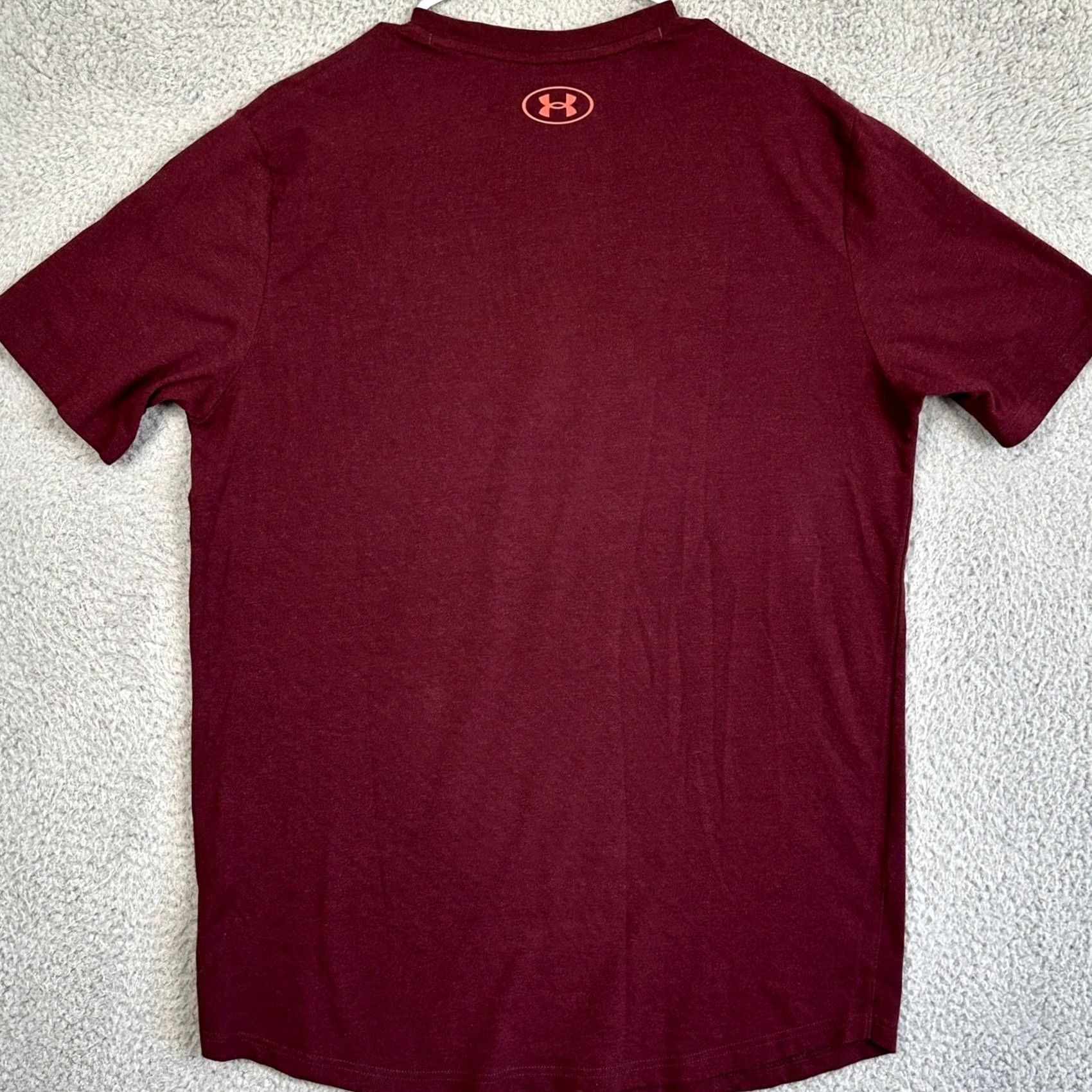 Under Armour Under Armour Project Rock T-Shirt Mens M Maroon Loose Fit Short Sleeve Crew Neck Graphic Print Logo Leaders: The Rock Outlaw Mana 90s Size US M / EU 48-50 / 2 - 3 Thumbnail