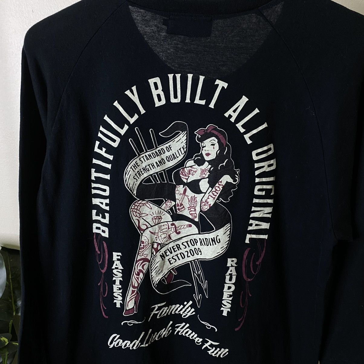 Hysteric Glamour Skullworks Sexy Bikini Hysterics Glamour Style Raglan Tee Size US L / EU 52-54 / 3 - 2 Thumbnail