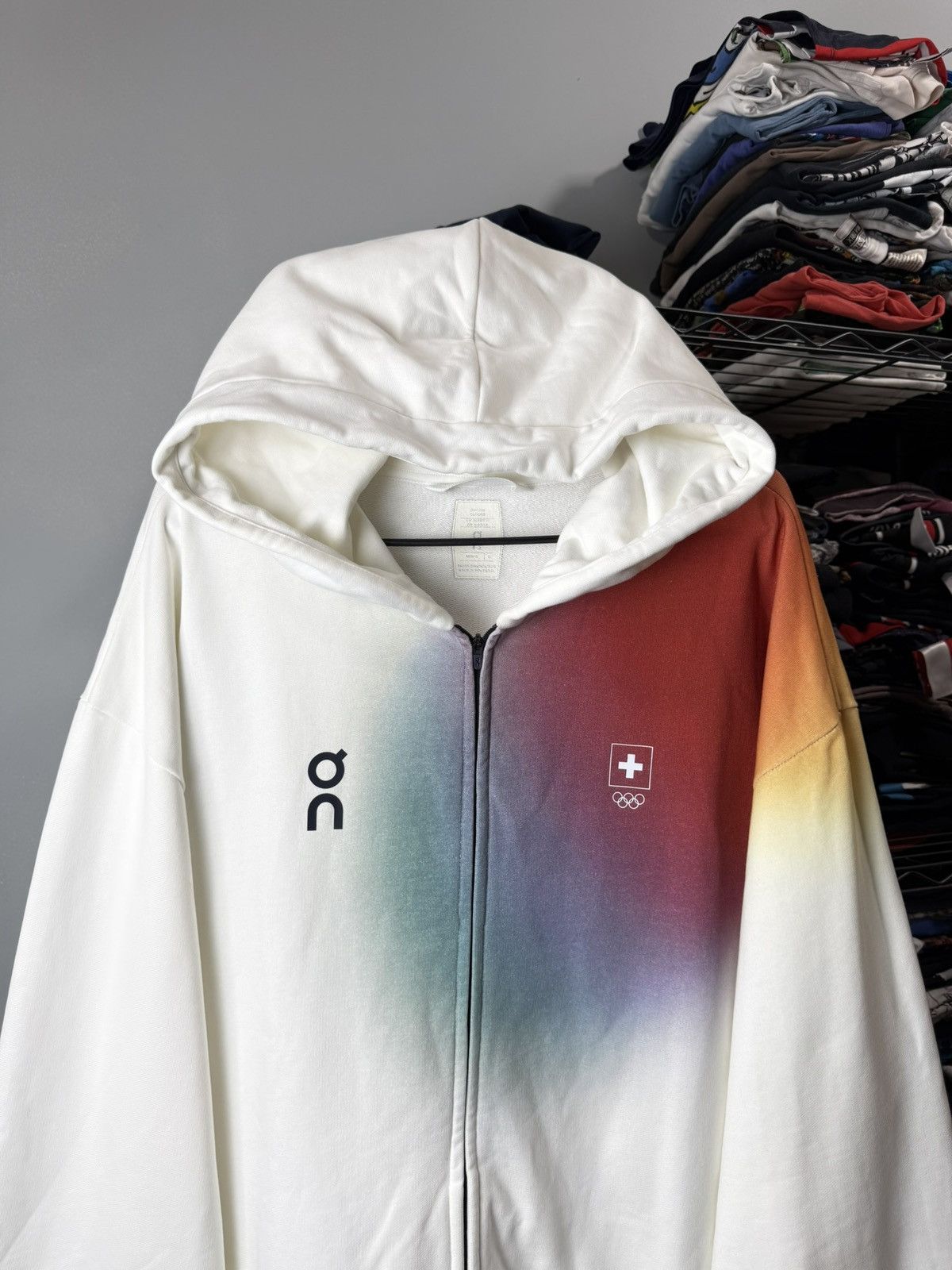 On 💥Rare! CloudTec Swiss Olympic Zip Hoodie Size US XL / EU 56 / 4 - 5 Thumbnail