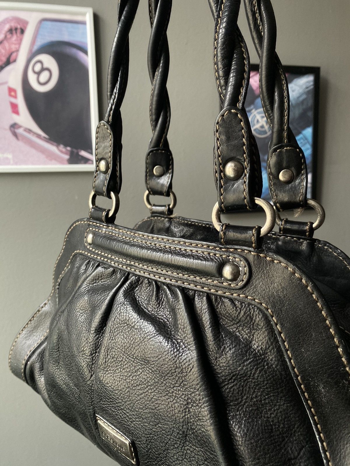 Vintage Avant Garde Style Leather Beg Coccinelle Size ONE SIZE - 15 Thumbnail