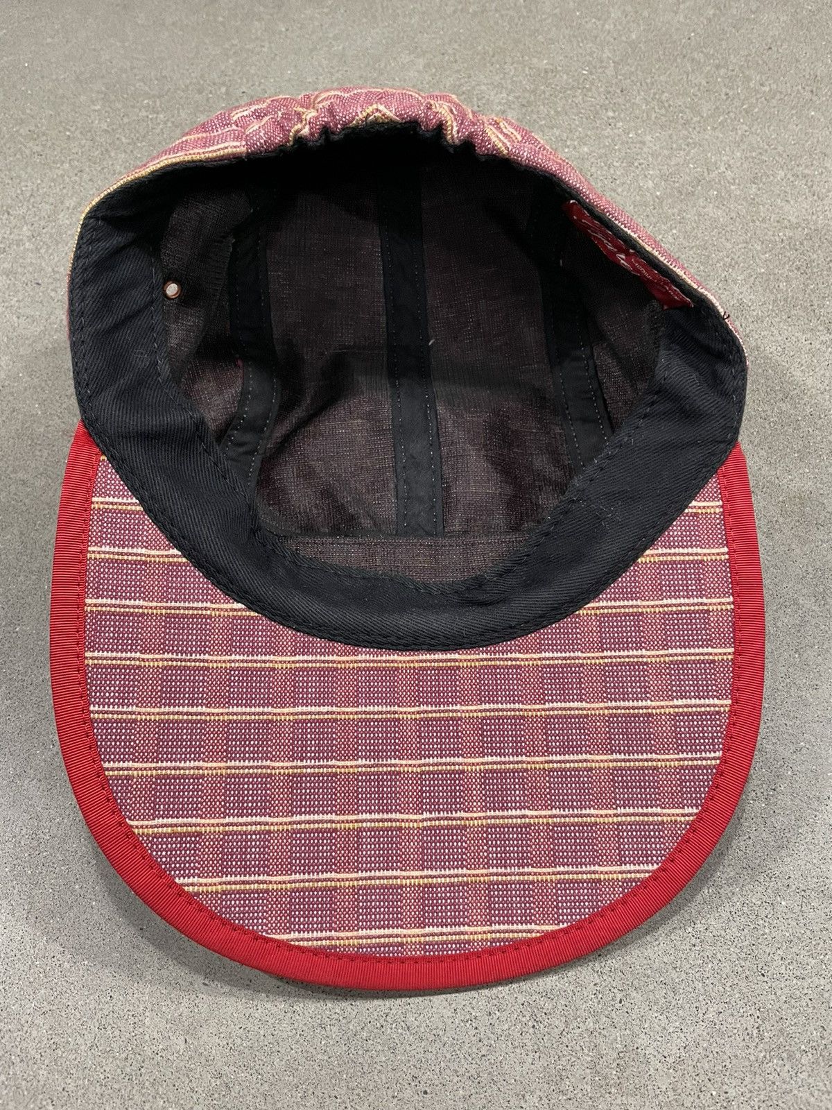 Supreme RARE: S/S 2016 Supreme Nepal Woven Fitted Camp Cap "Red" Size ONE SIZE - 5 Thumbnail