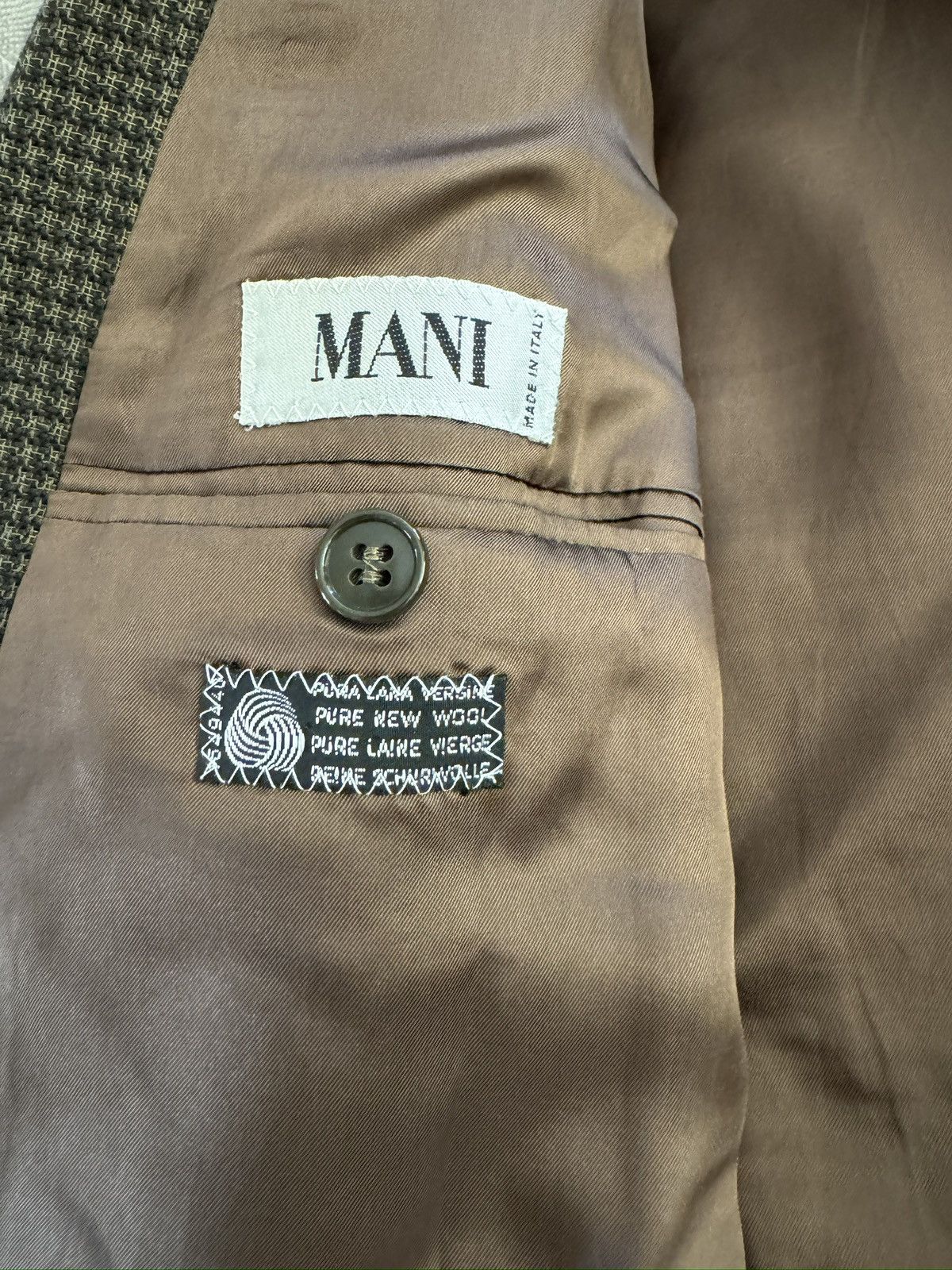 Giorgio Armani MANI BY GIORGIO ARMANI DB 6/1 Peak Lapel Wool Jacket 44R Size 44R - 11 Thumbnail
