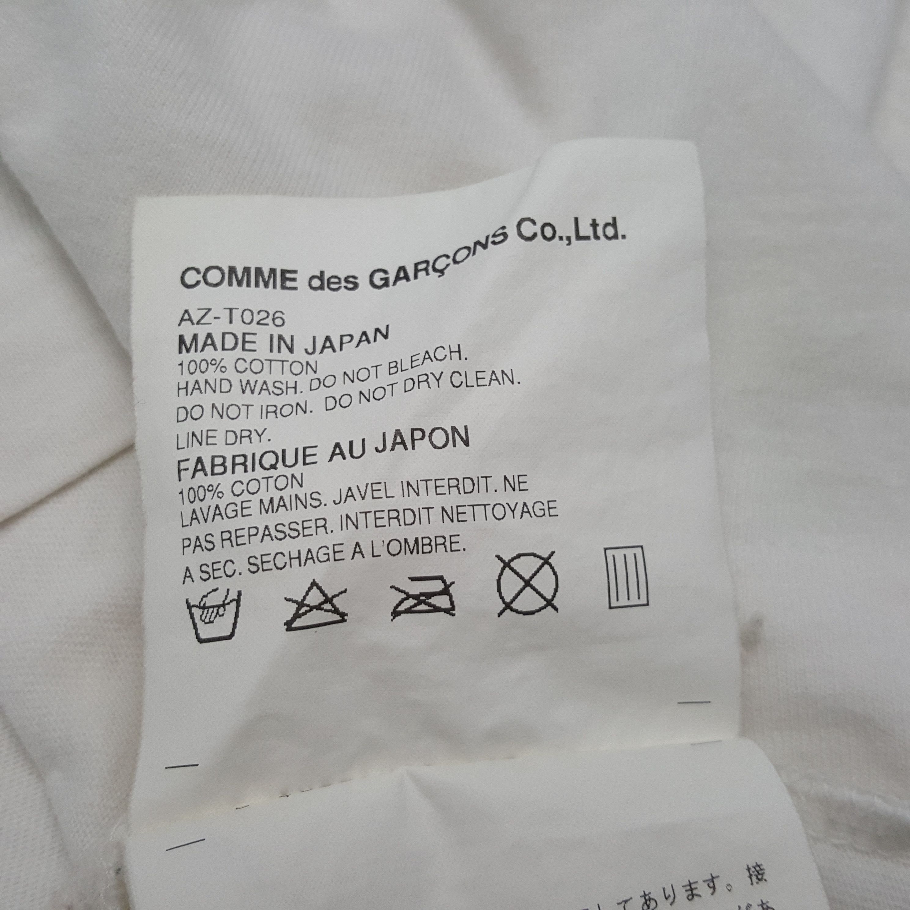 Comme des Garcons Vintage Comme Des Garçons Japanese Brand T-shirt RR20 Size US S / EU 44-46 / 1 - 8 Thumbnail
