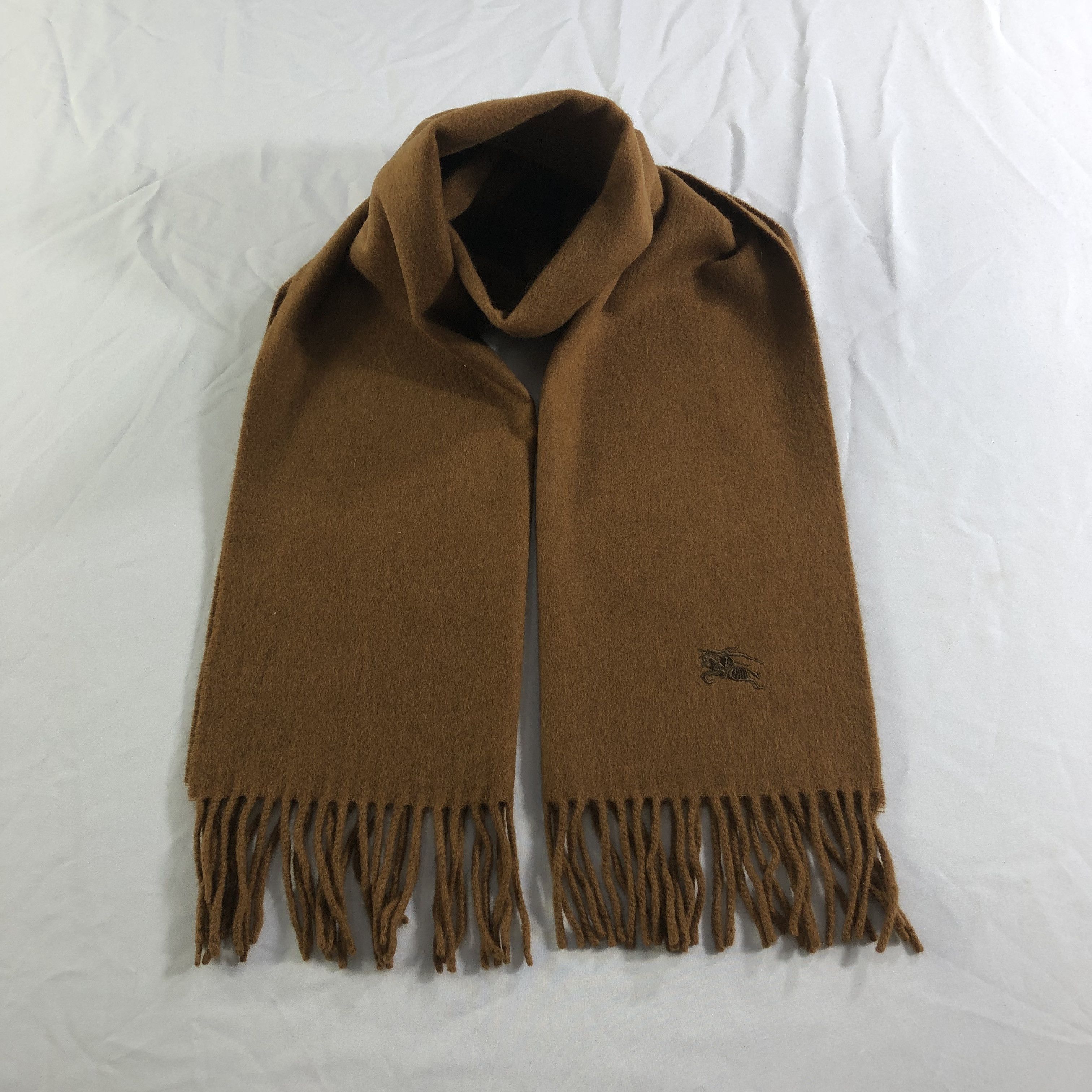 Burberry Burberrys Cashmere Scarf Muffler Neckwear V2265 Size ONE SIZE - 1 Thumbnail