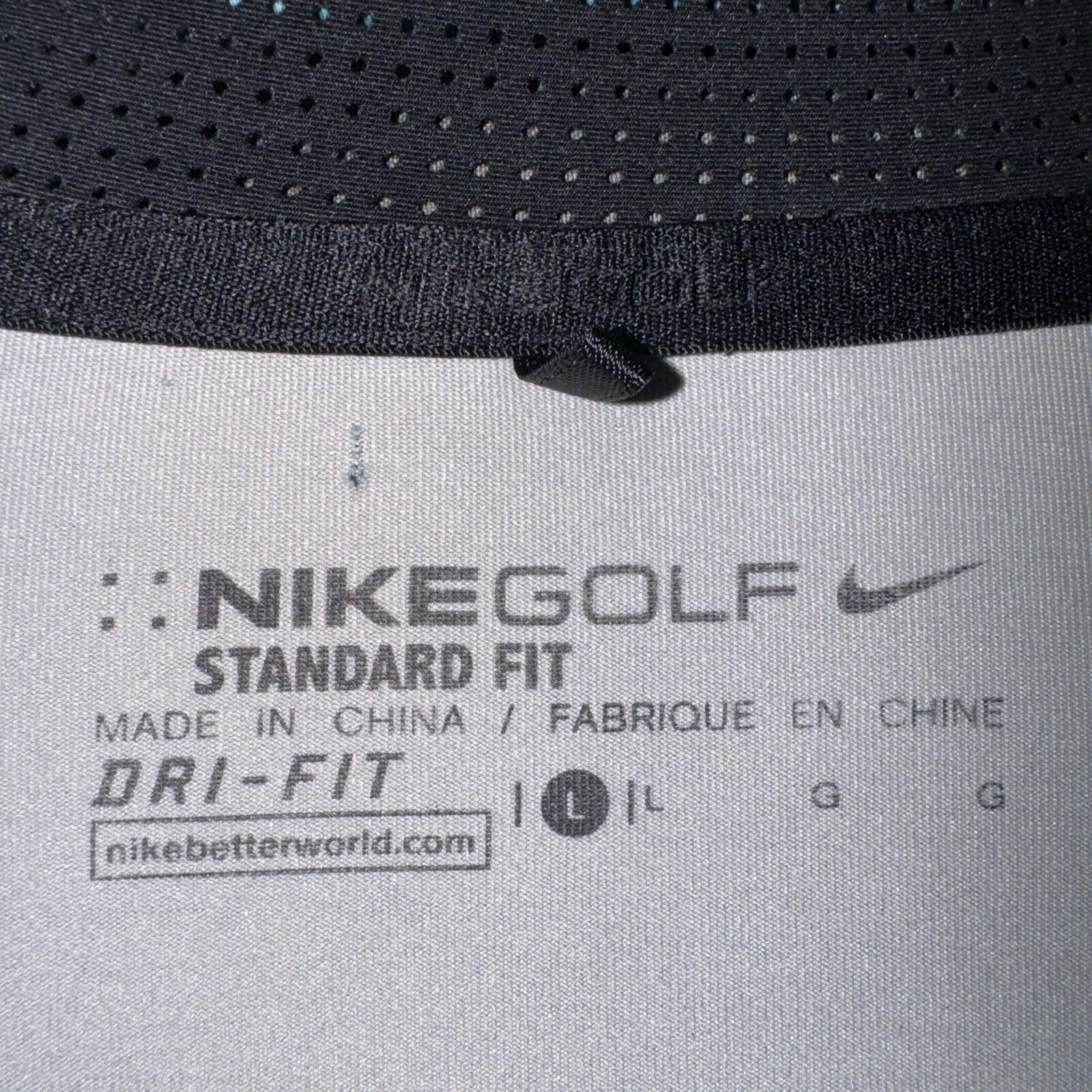 Nike Nike Golf Standard Fit Dri-Fit Polo Shirt Blue Men's Size La Size US L / EU 52-54 / 3 - 3 Thumbnail