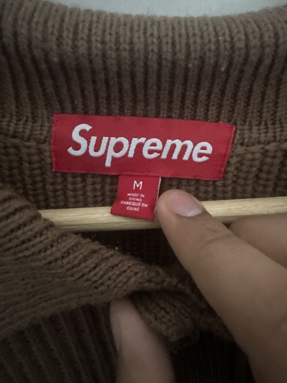 Supreme Supreme Small Box Logo Polo Sweater Size US M / EU 48-50 / 2 - 5 Thumbnail