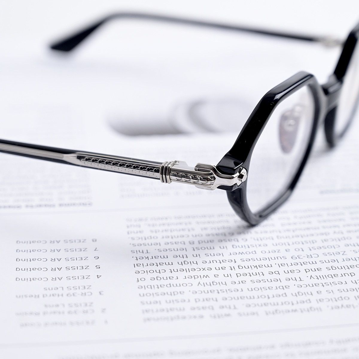 Chrome Hearts CHROME HEARTS CLITCO - A BLACK GLASSES Size ONE SIZE - 3 Thumbnail