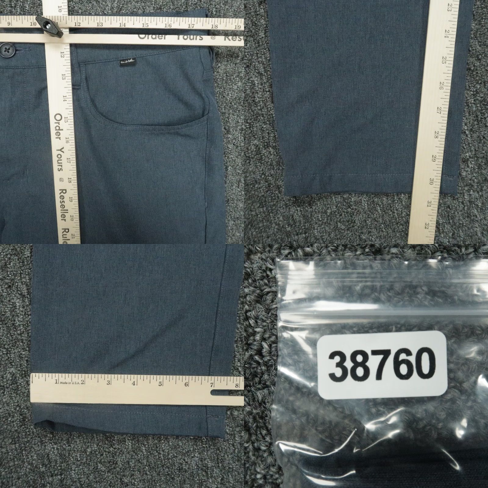 TravisMathew Travis Mathew Pants Mens 35x31 Blue Open To Close 2.0 5 Pocket Trouser Stretch Black? Size US 35 - 8 Thumbnail