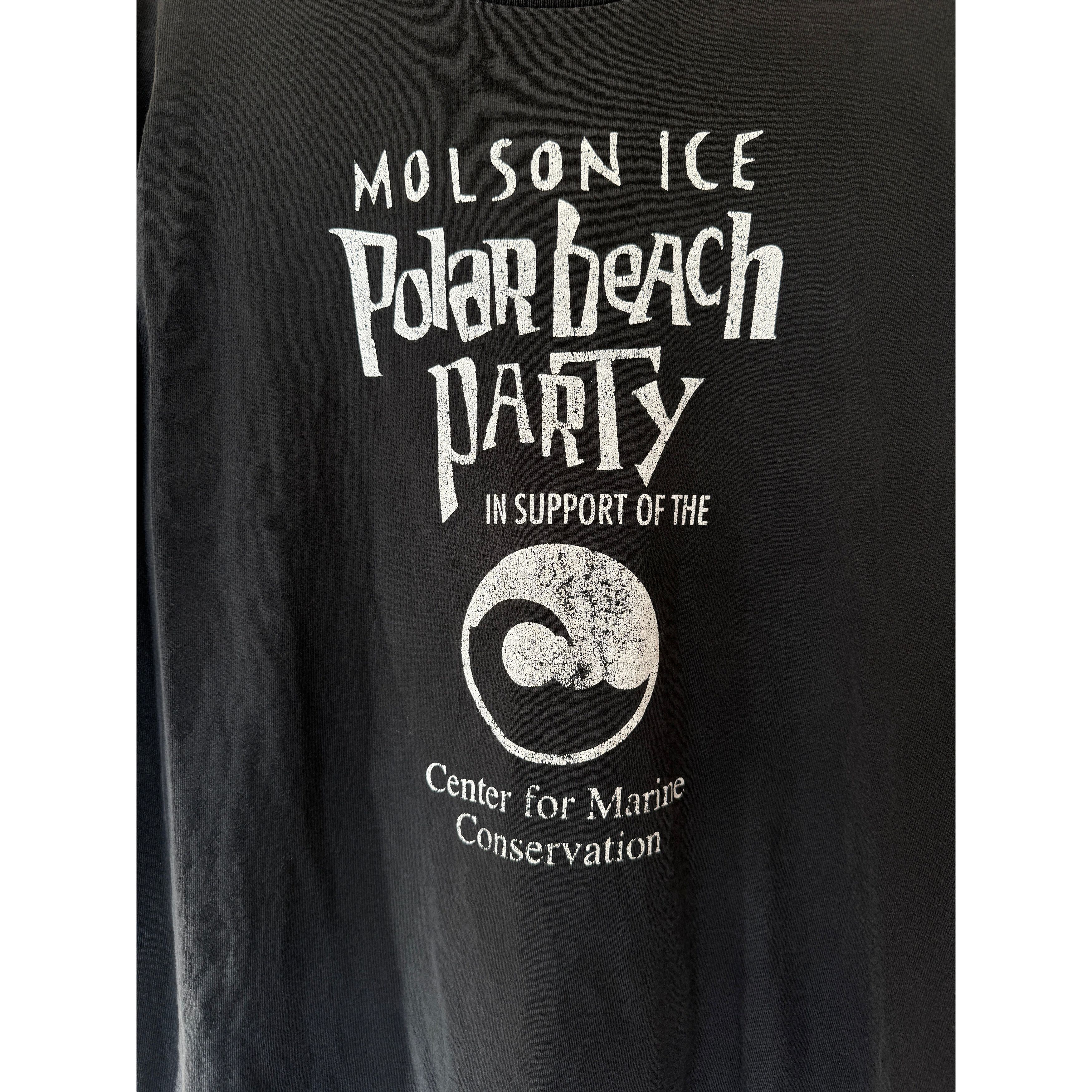 Vintage Molson Ice Polar Beach Party Metallica 1995 Size US XL / EU 56 / 4 - 5 Thumbnail