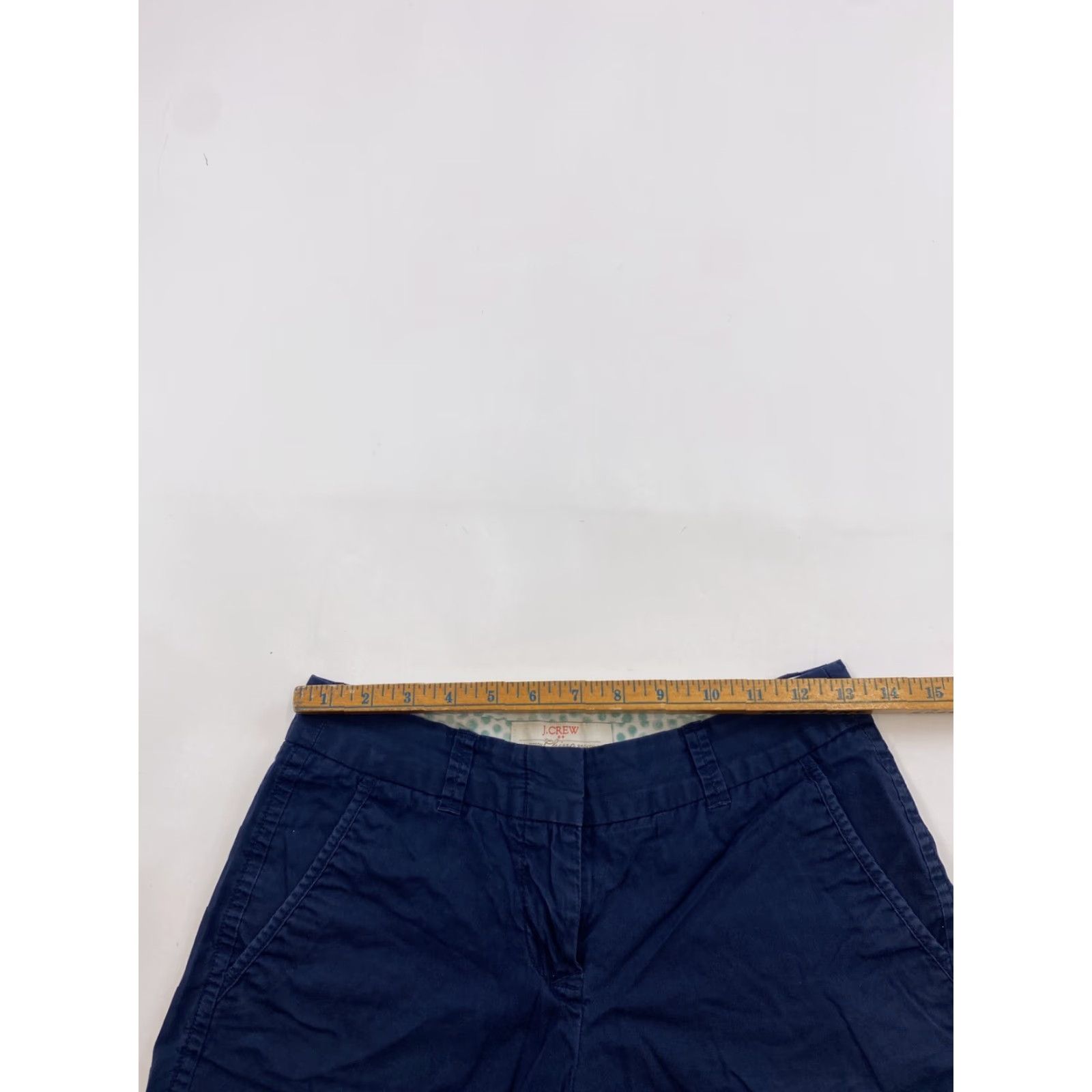 J.Crew J.Crew Shorts Women’s 00 Blue Chino Casual Travel Cotton 100% Womens Size 24" / US 00 / IT 34 - 3 Thumbnail