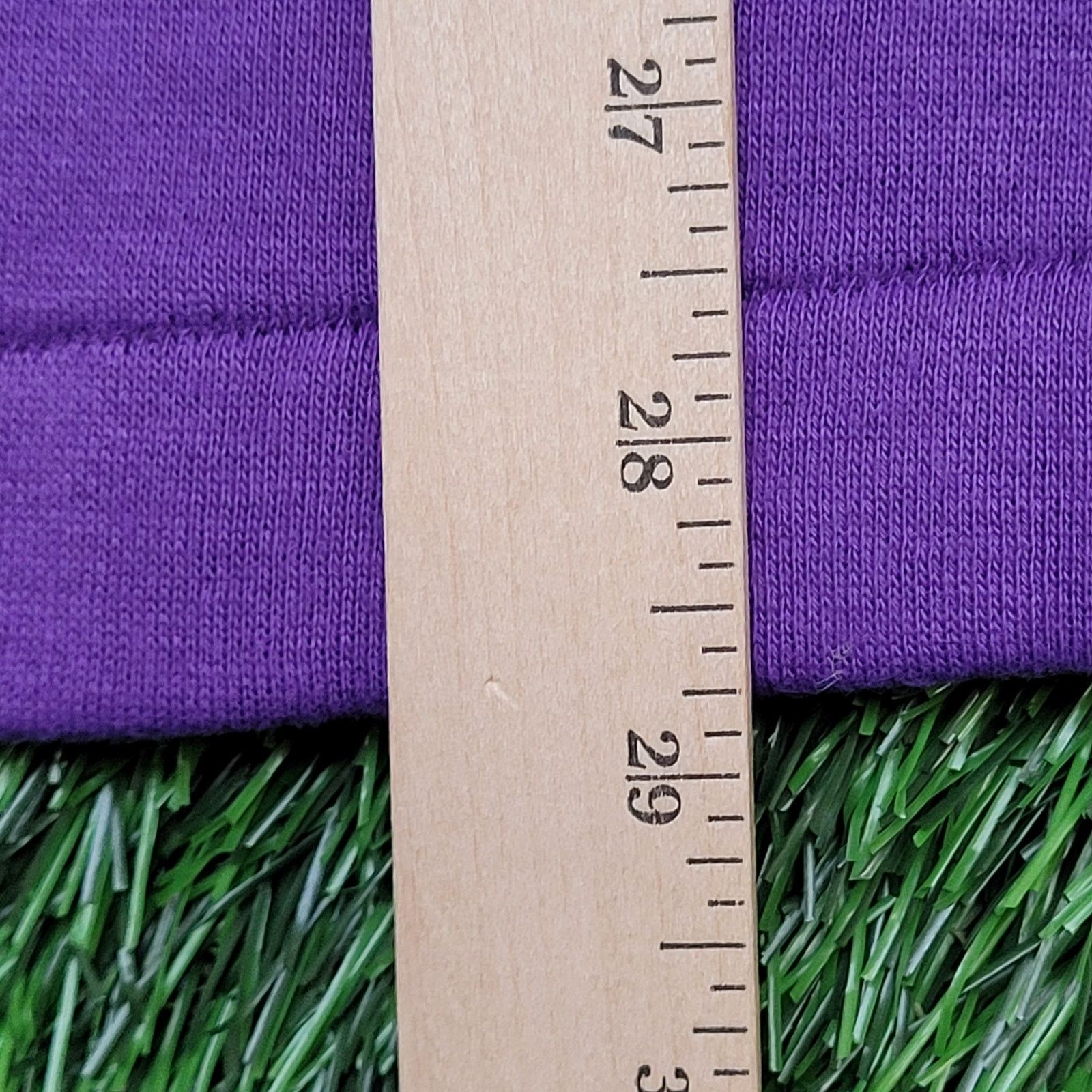 Tultex VTG 90s Purple Sweatshirt Dress Womens Small Fleece Raglan Size S / US 4 / IT 40 - 8 Thumbnail