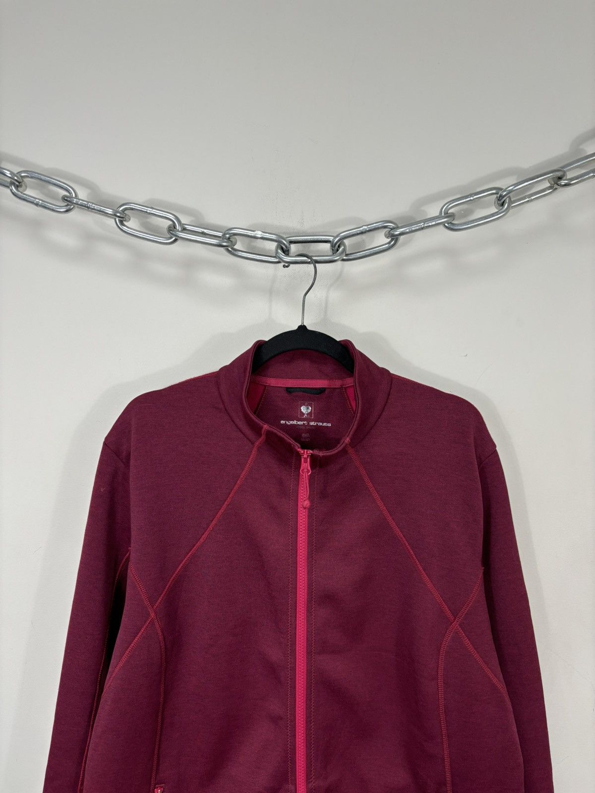 Other Engelbert Strauss Women’s Burgundy Red Work Fleece Jacket Size XL / US 12-14 / IT 48-50 - 4 Thumbnail
