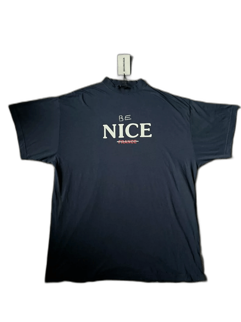 Balenciaga Balenciaga Be Nice Short Sleeve T Size US M / EU 48-50 / 2 - 1 Thumbnail