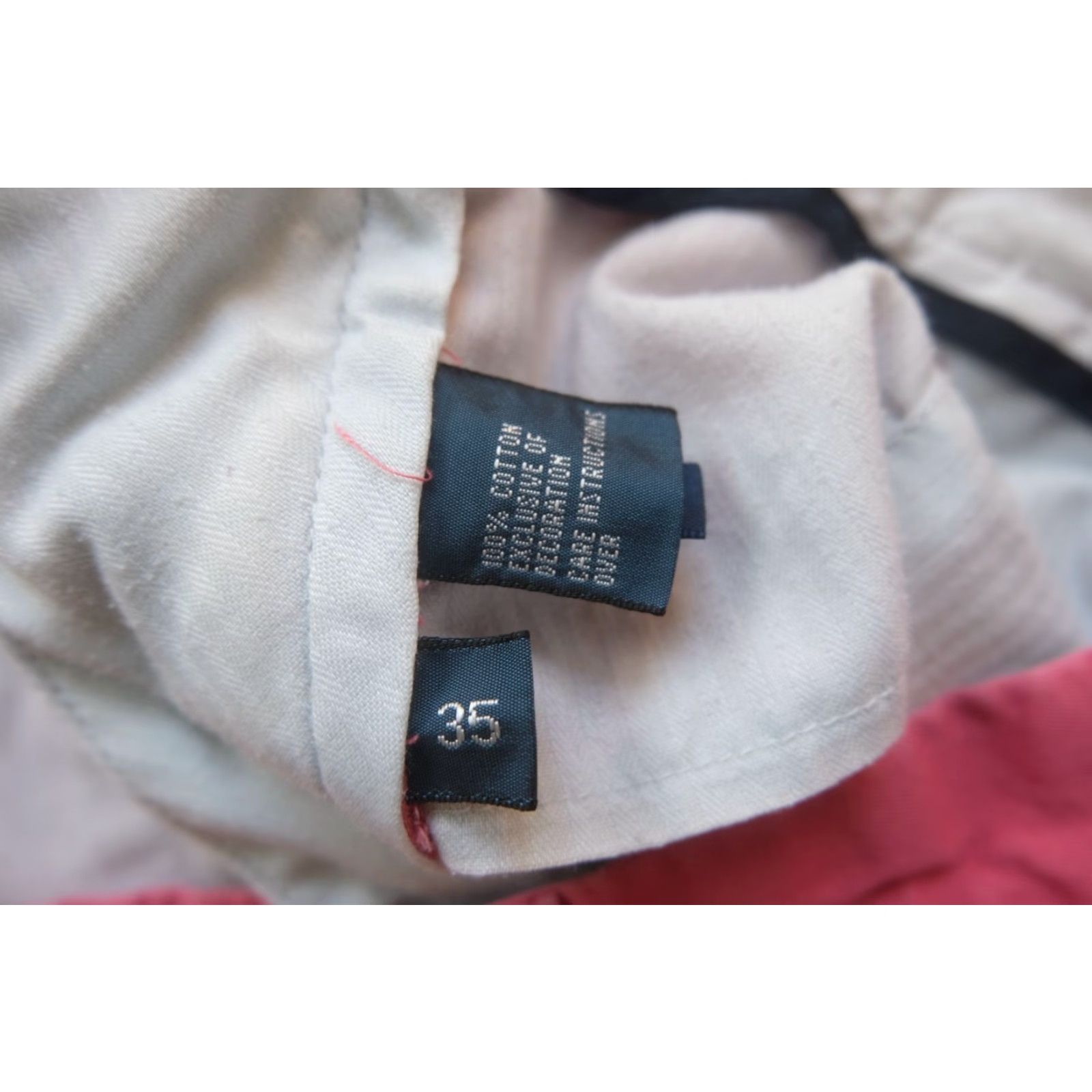 Polo Ralph Lauren VINTAGE Polo Ralph Lauren POLO VTG 90s Y2K RETRO 100% COTTON 10" SHORTS CLASSIC CHINO SZ 35 Men's Pink Cotton Chino Shorts 10" Inseam Slas?h Pocket Size US S / EU 44-46 / 1 - 6 Thumbnail