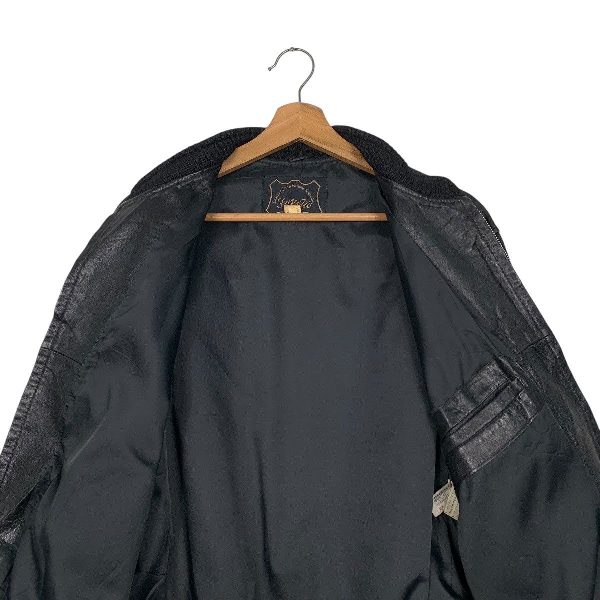 Japanese Brand Japanese Brand Fukuyo Bomber Leather Jacket Size US M / EU 48-50 / 2 - 12 Thumbnail