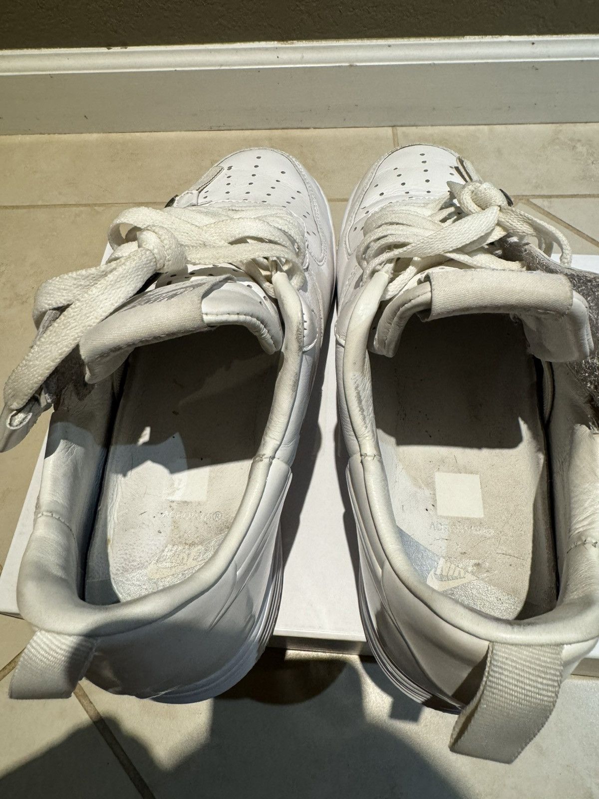 Acronym × Nike Acronym x Nike Lunar Air Force One 7.5 White Zipper Shoes Size US 7.5 / EU 40-41 - 7 Thumbnail