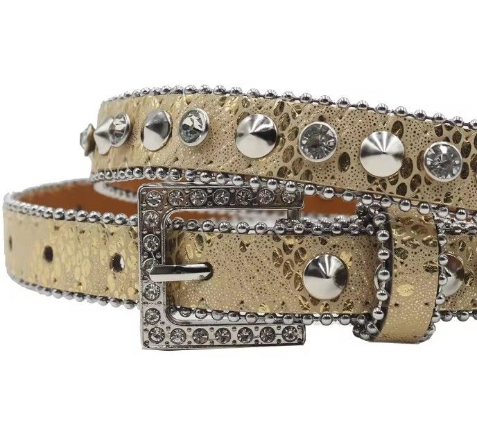 Vintage The rhine and the spiky gold lux belts Size ONE SIZE - 1 Thumbnail