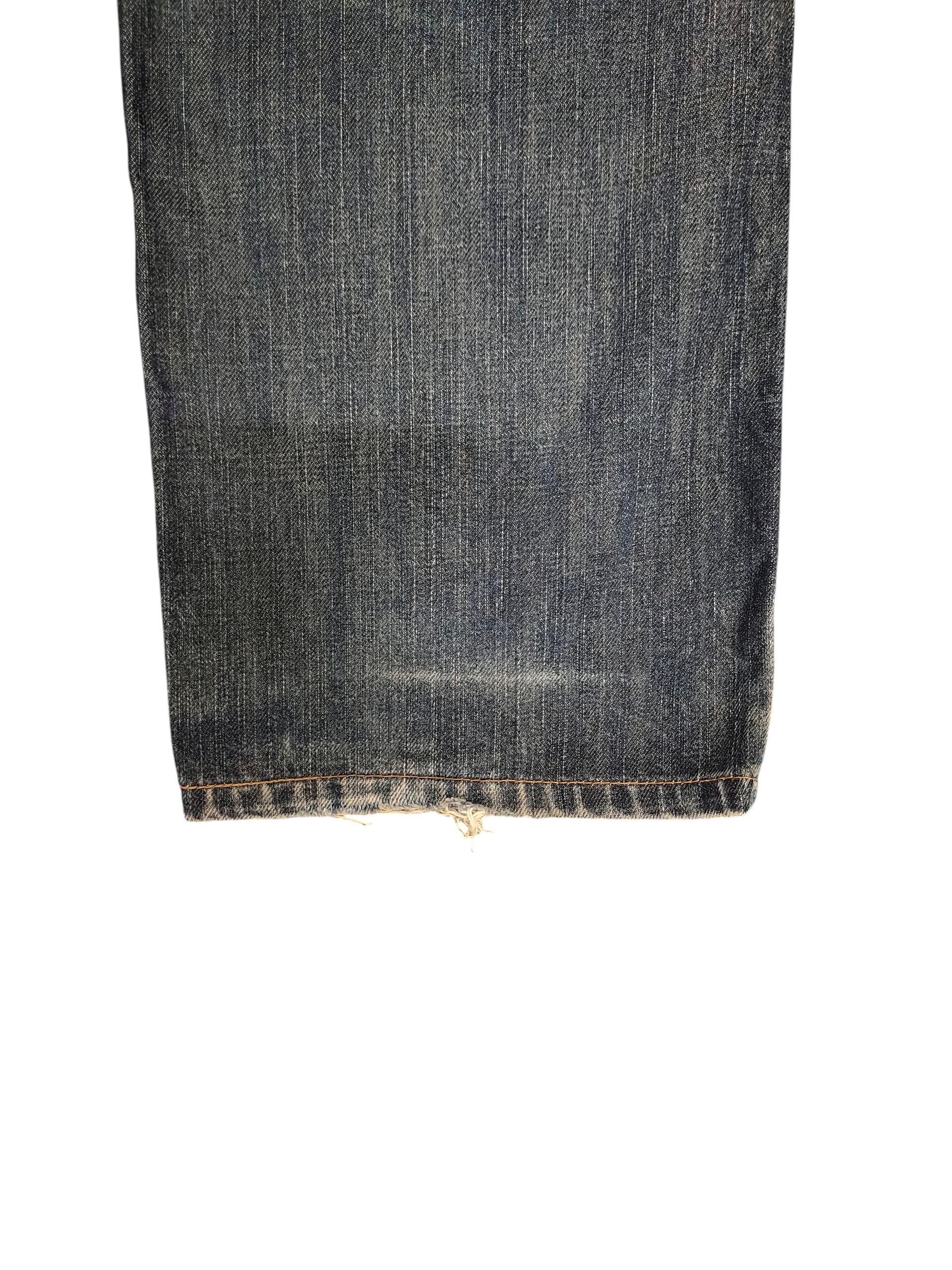 Levi's Vintage Clothing Vintage 2000s Levis 703 Clawmark Distress Faded Denim Jeans Size US 30 / EU 46 - 5 Thumbnail