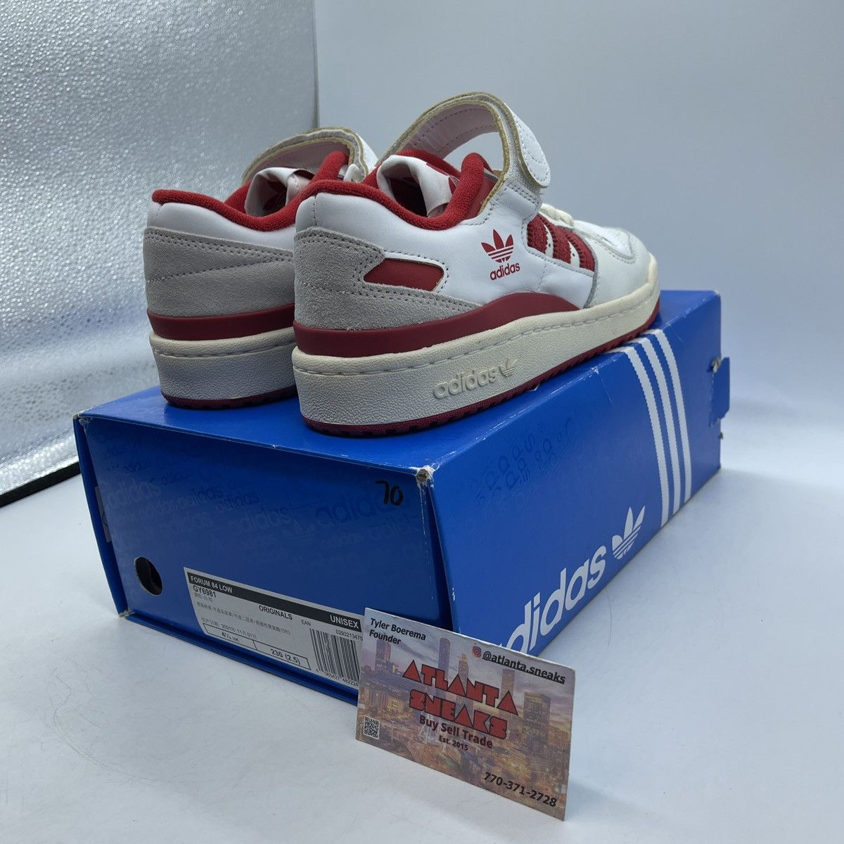 Adidas Forum 84 low team power red Size US 5 / EU 37 - 5 Thumbnail