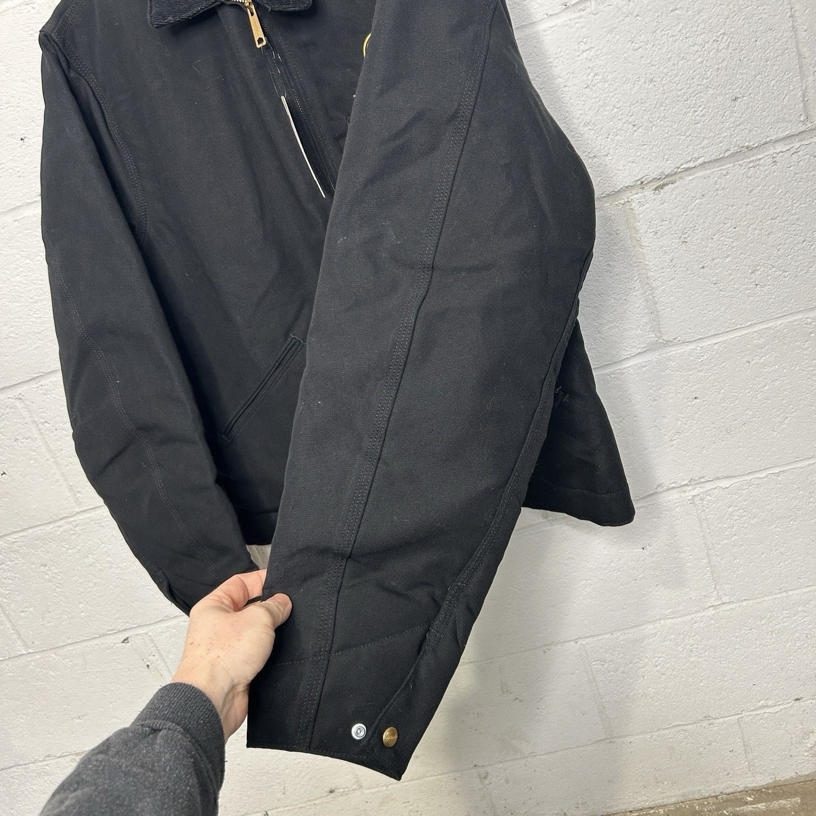 Carhartt Y2K Carhartt Blanket-Lined Detroit Jacket “Black” Leupold Size US L / EU 52-54 / 3 - 8 Thumbnail