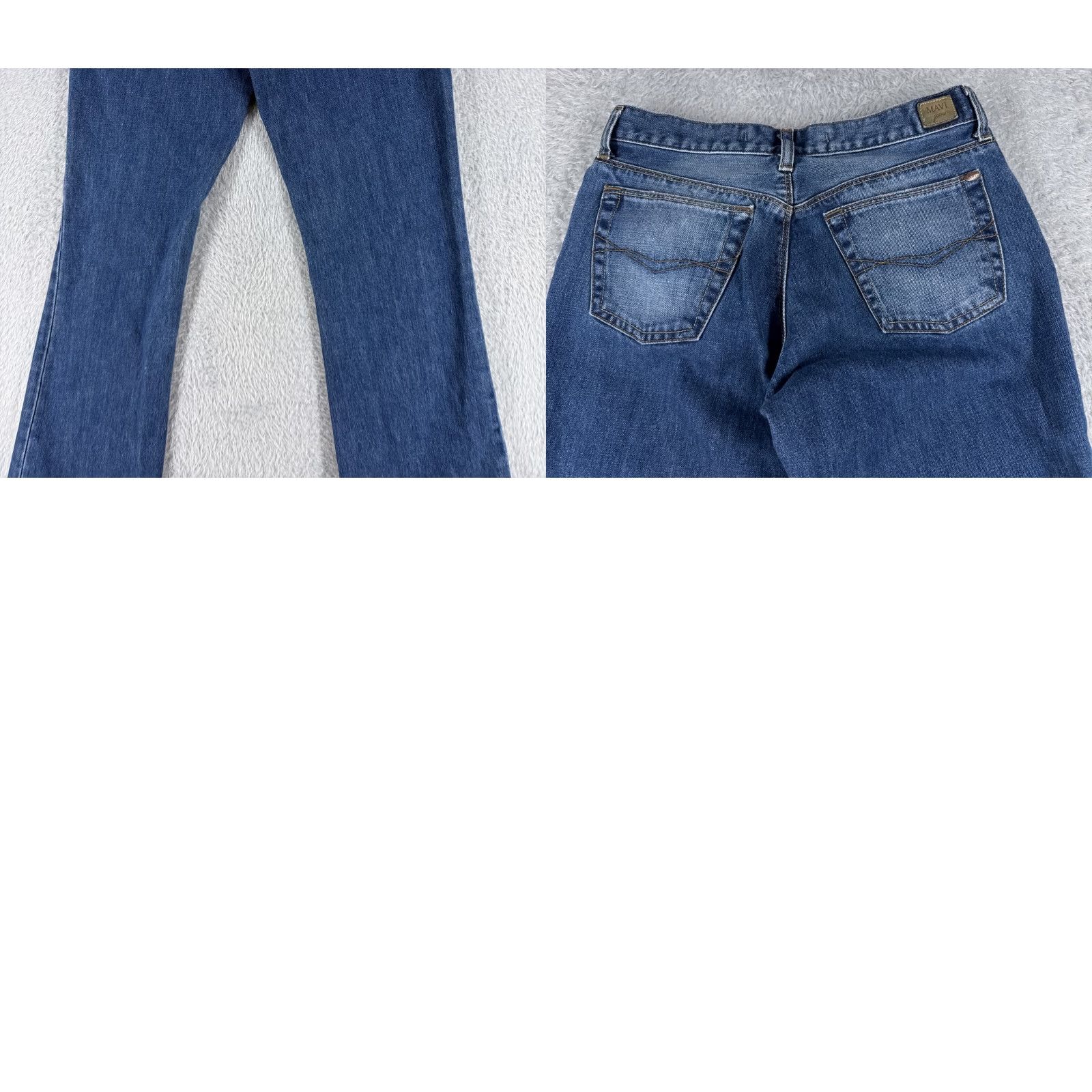 Mavi Mavi Jeans Women 28 Blue Denim Flared Cotton Low Rise 27x30 Size 28" / US 6 / IT 42 - 10 Thumbnail