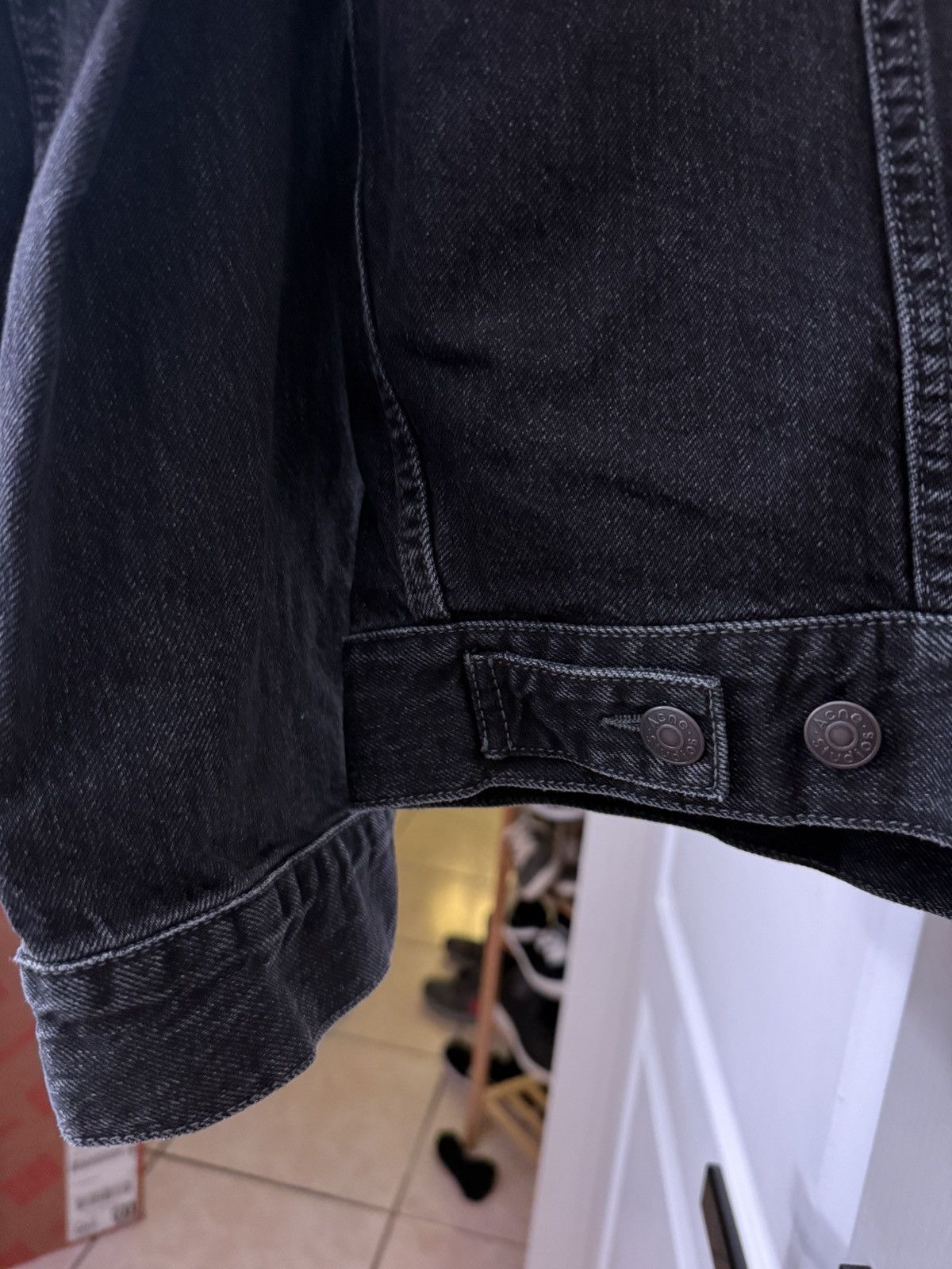 Acne Studios Acne Studios Relaxed Denim Jacket Faded Black Size M Size US M / EU 48-50 / 2 - 9 Thumbnail
