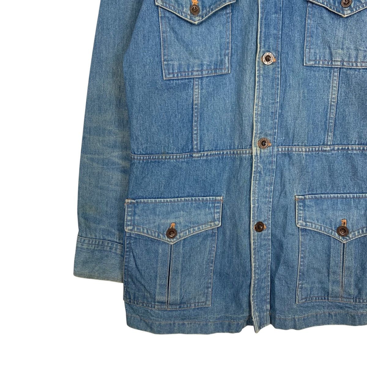 Vintage JACK SERIKA For Men Four Pocket Denim Jacket #1845-C80 Size US S / EU 44-46 / 1 - 5 Thumbnail